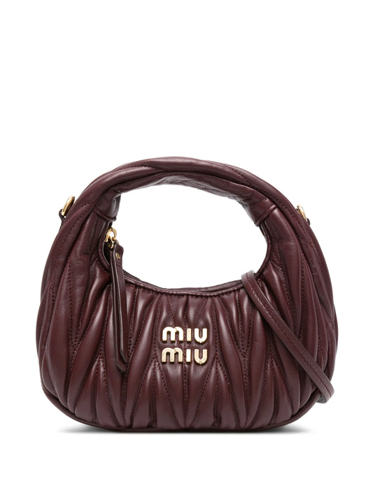 quilted-leather mini bag