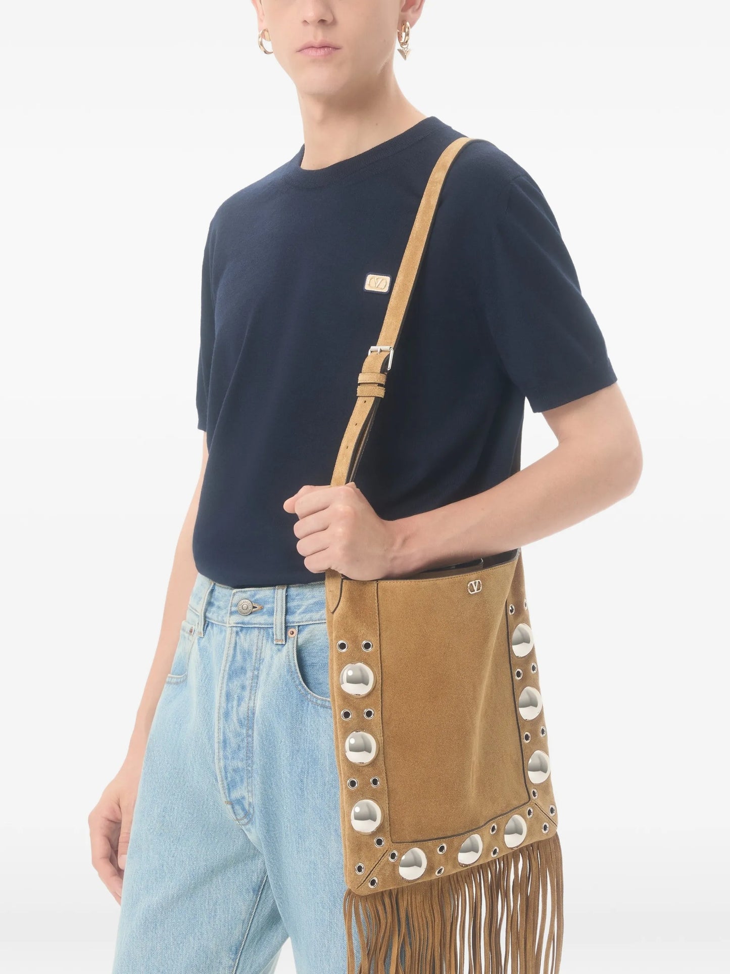 wool t-shirt with VLogo patch