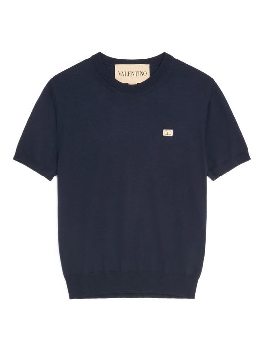 wool t-shirt with VLogo patch