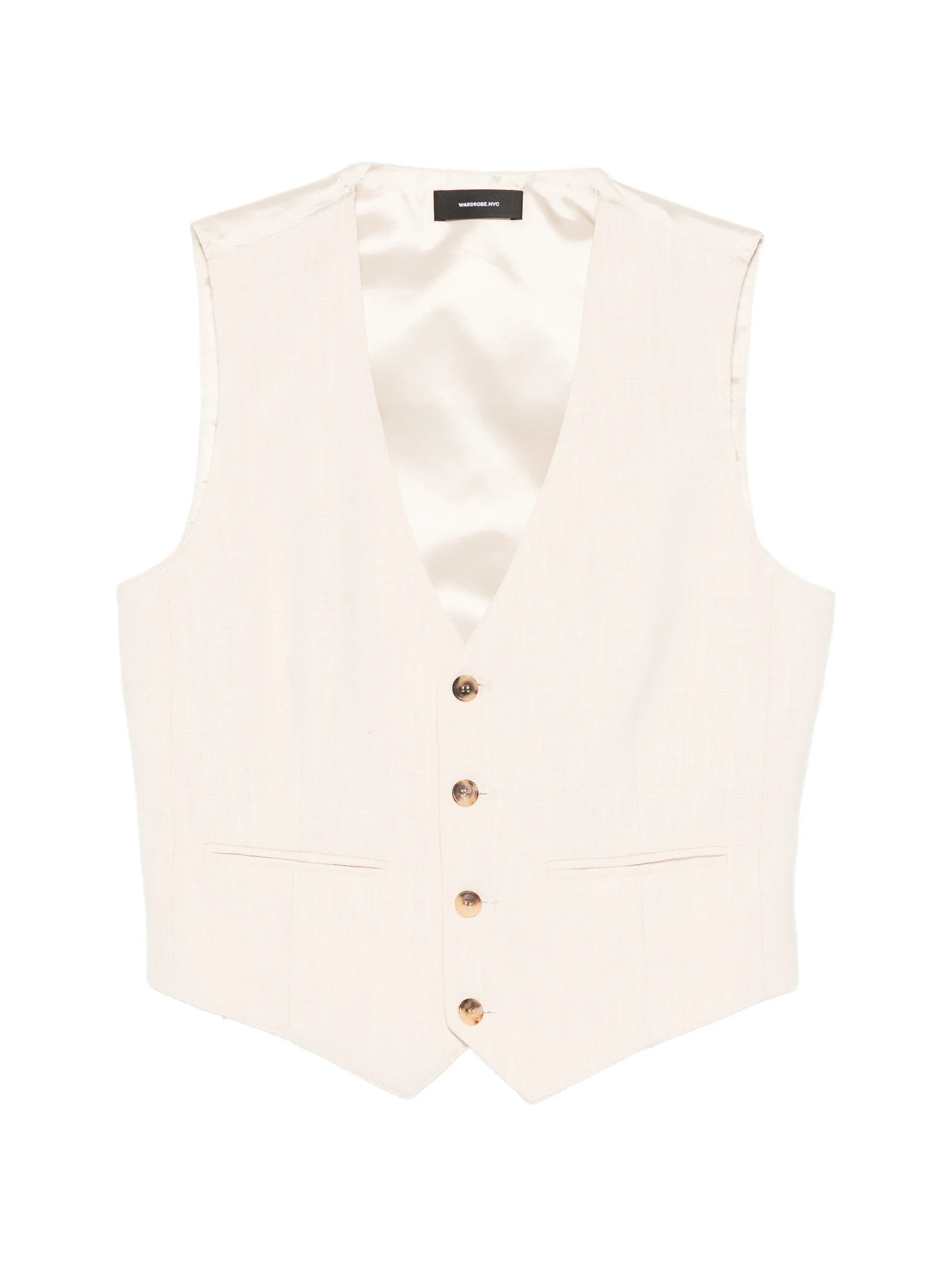 buttoned waistcoat