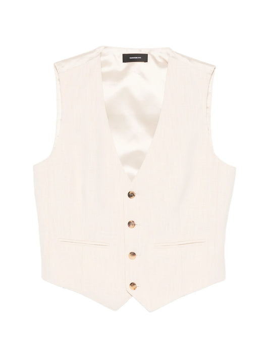 buttoned waistcoat