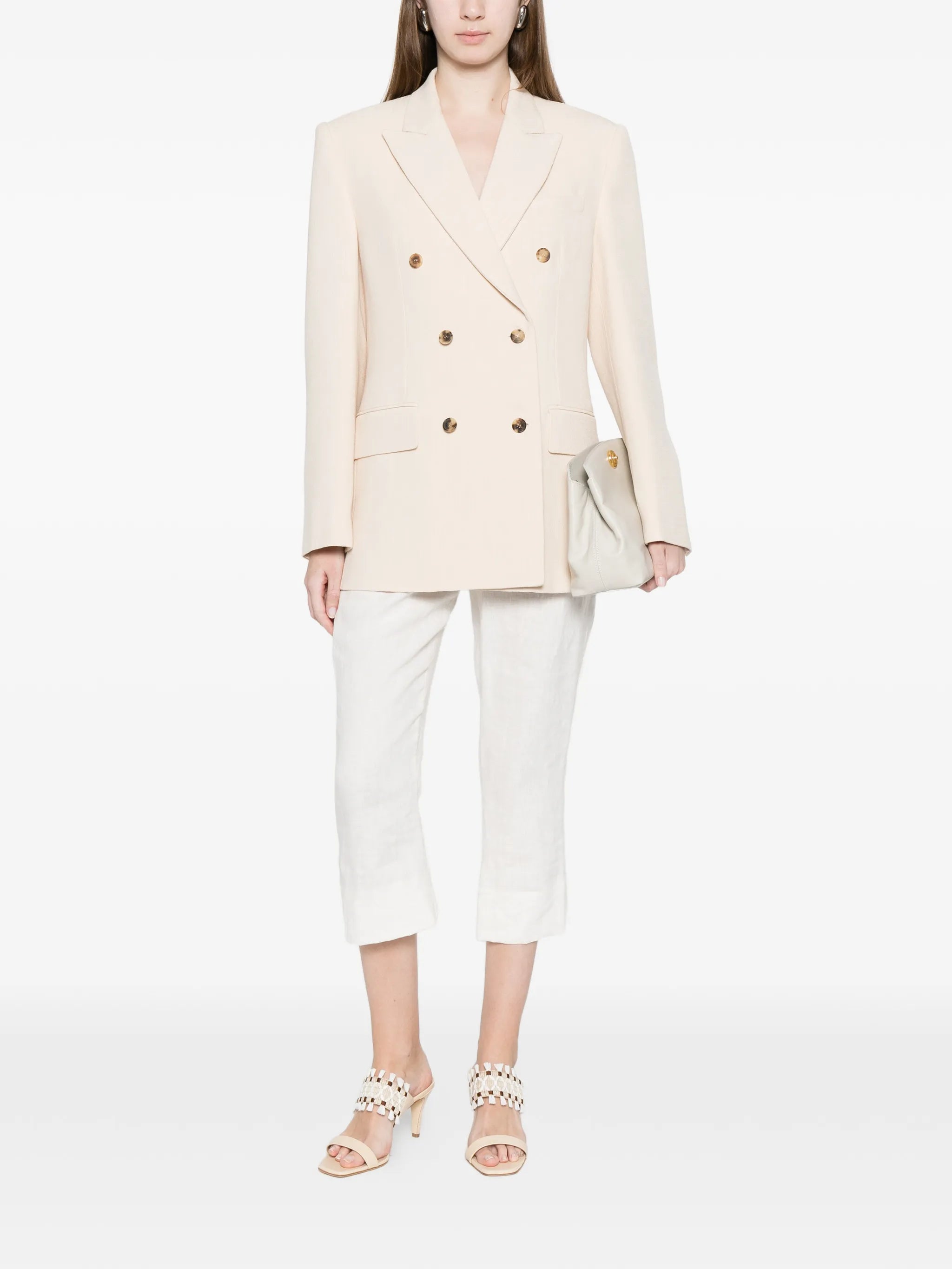 double-breasted blazer