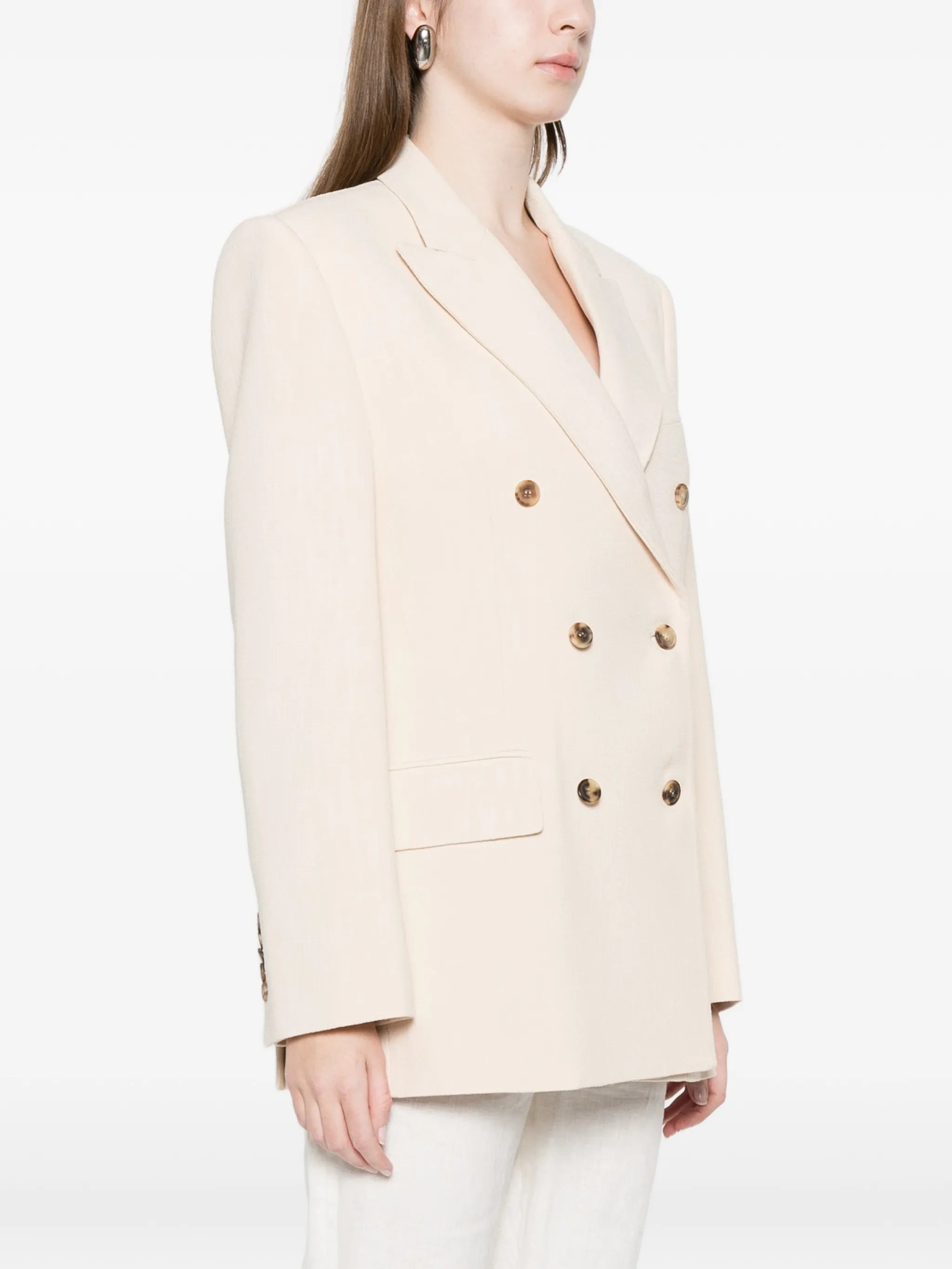 double-breasted blazer