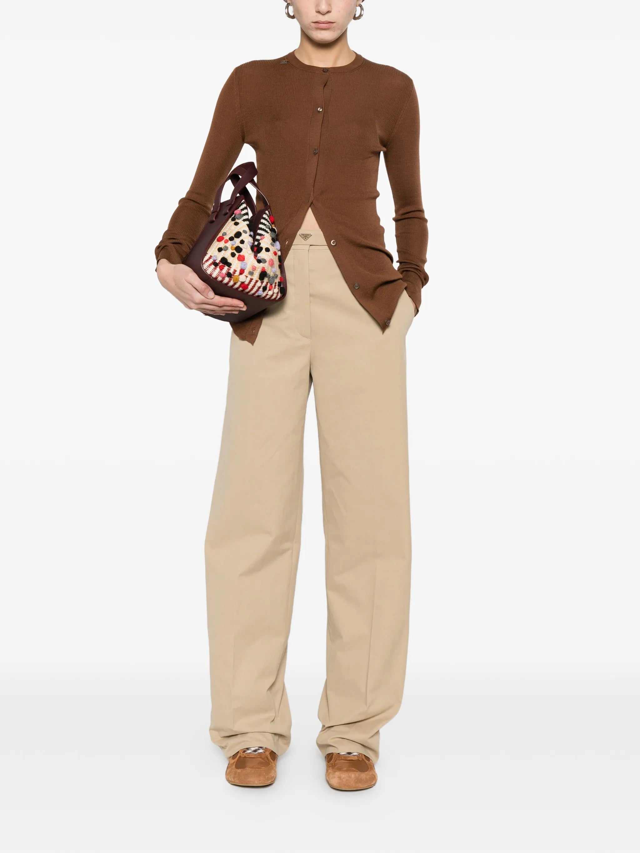 straight-leg trousers