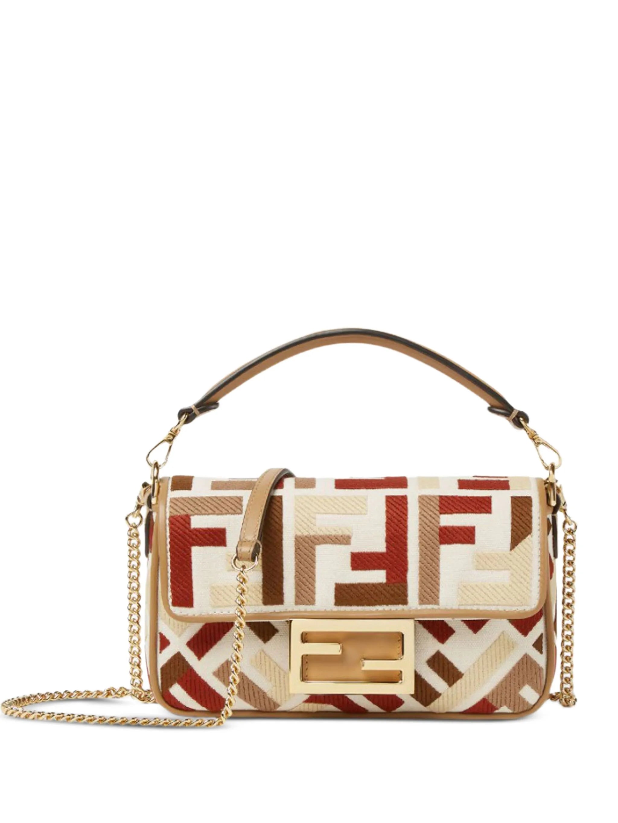 mini Baguette FF-motif clutch bag