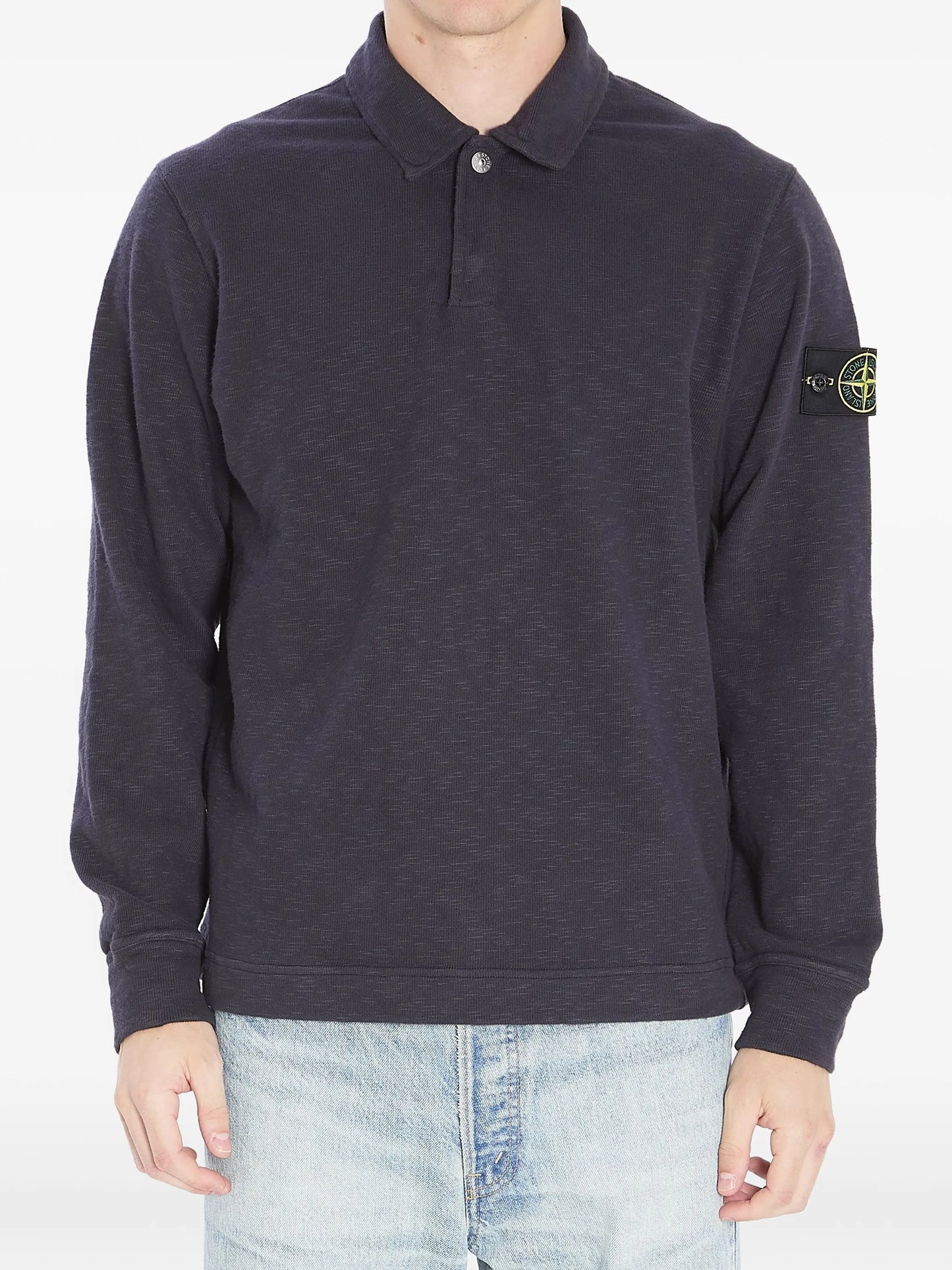 Compass-detail polo shirt