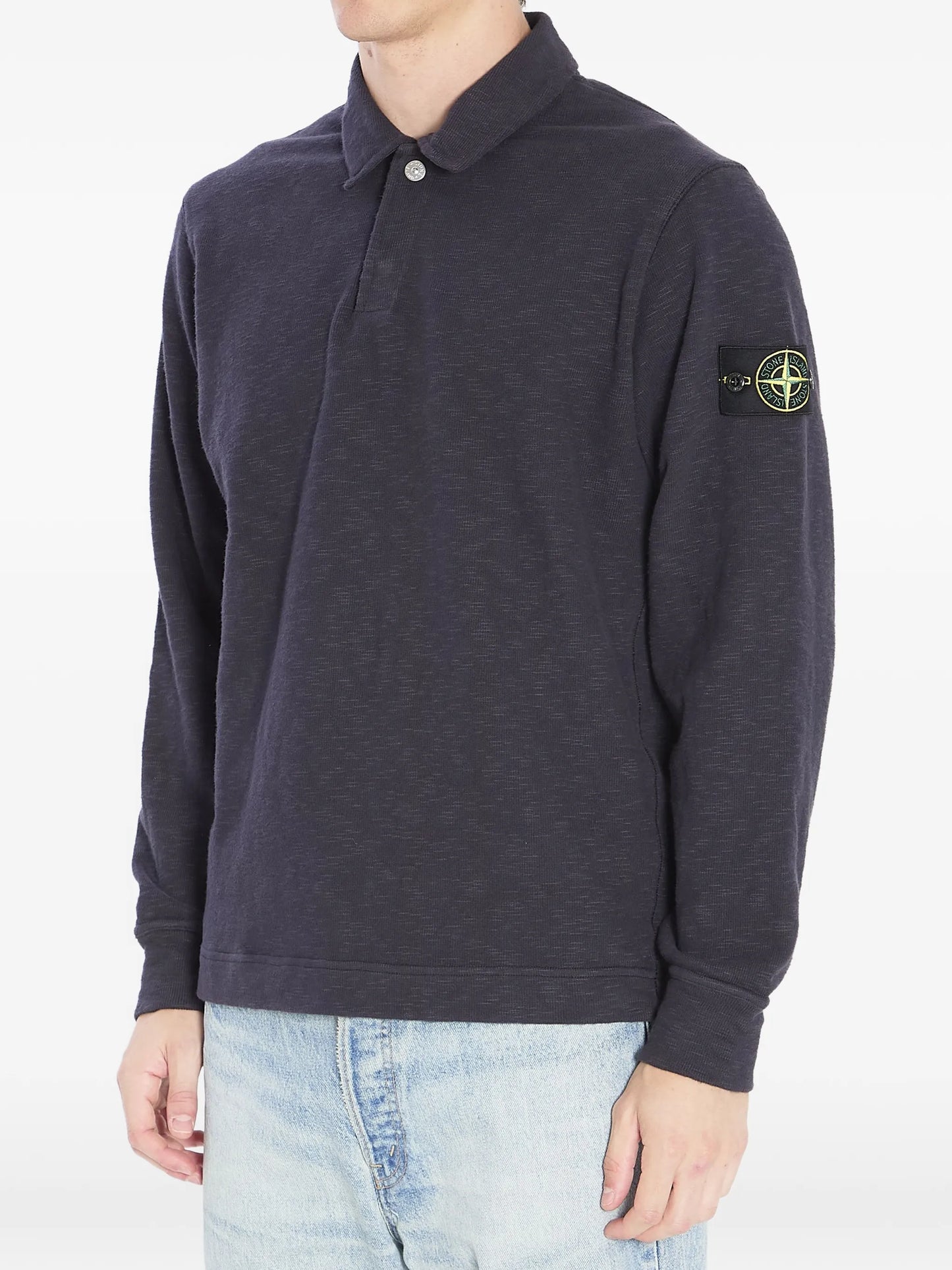 Compass-detail polo shirt
