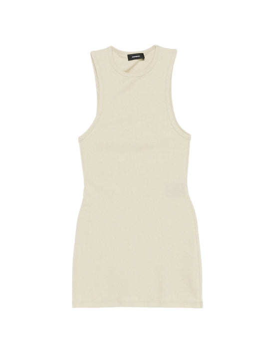 ribbed-knit tank top