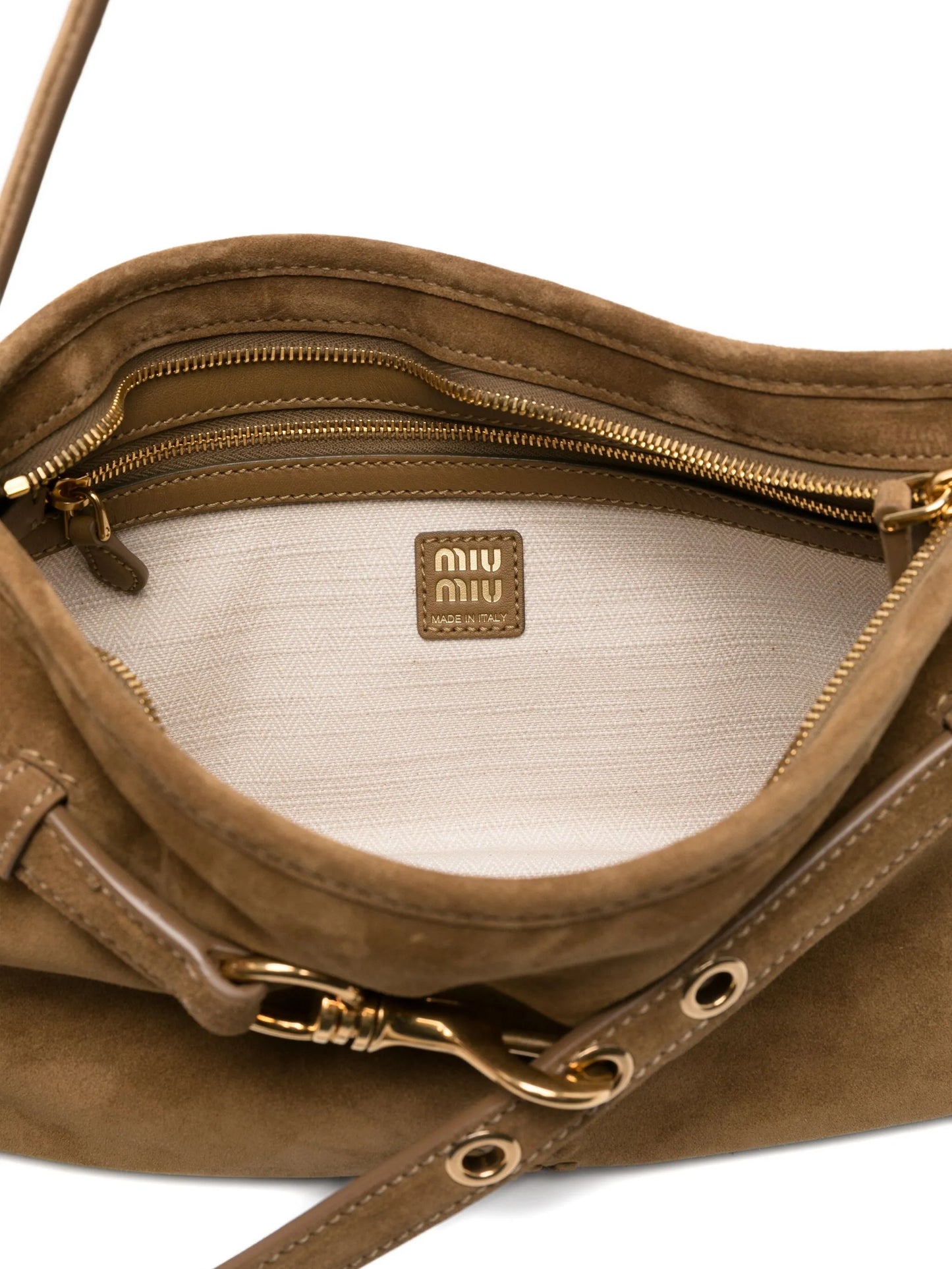Aventure suede shoulder bag