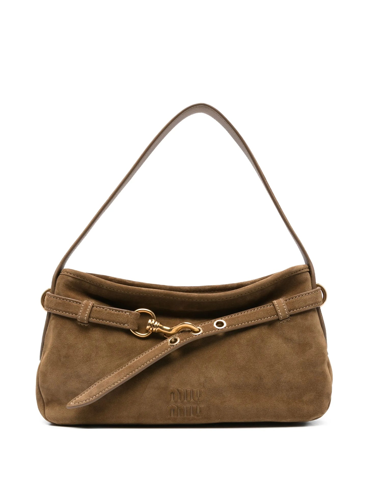 Aventure suede shoulder bag