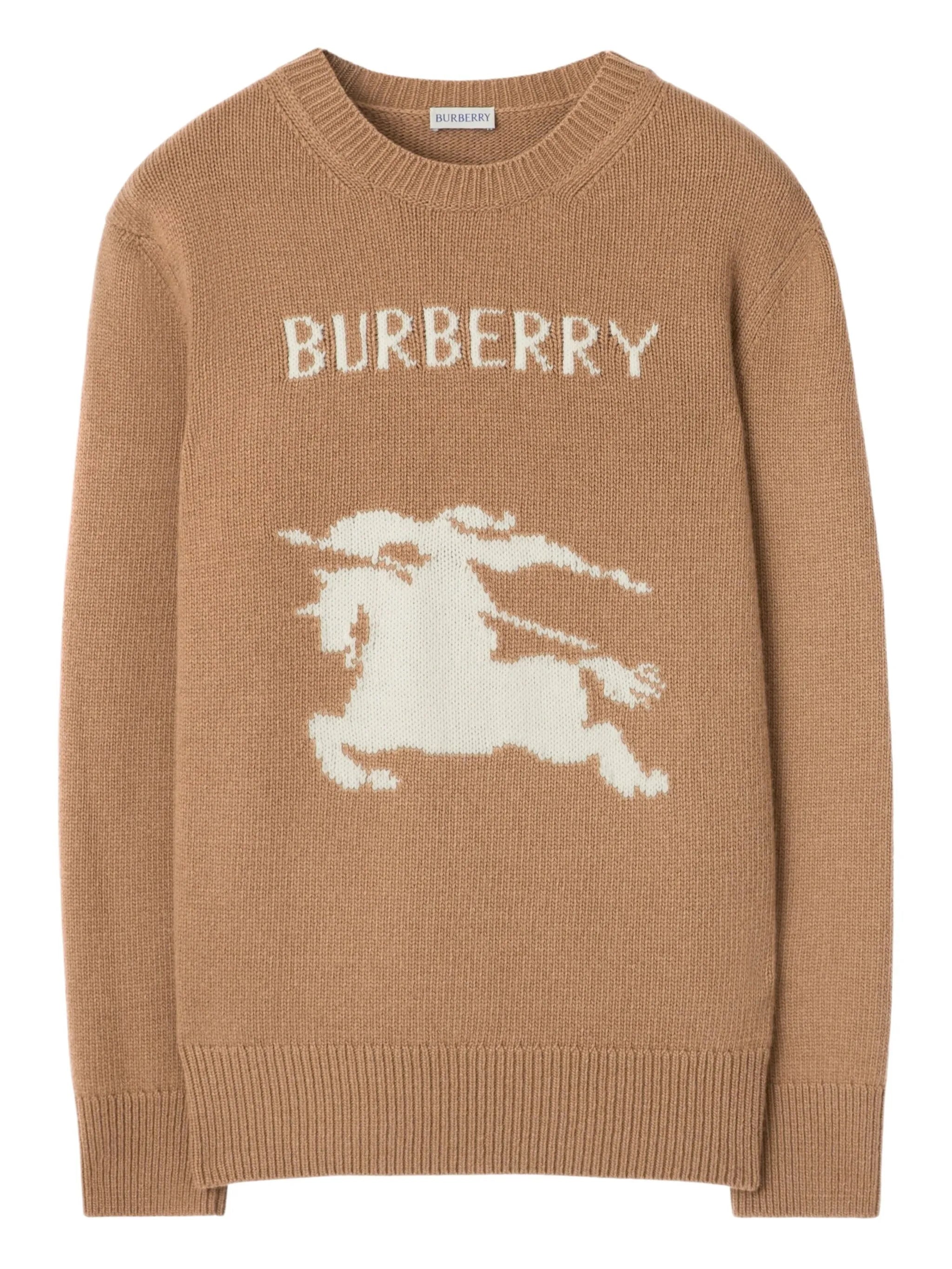 equestrian-knight wool-blend sweater