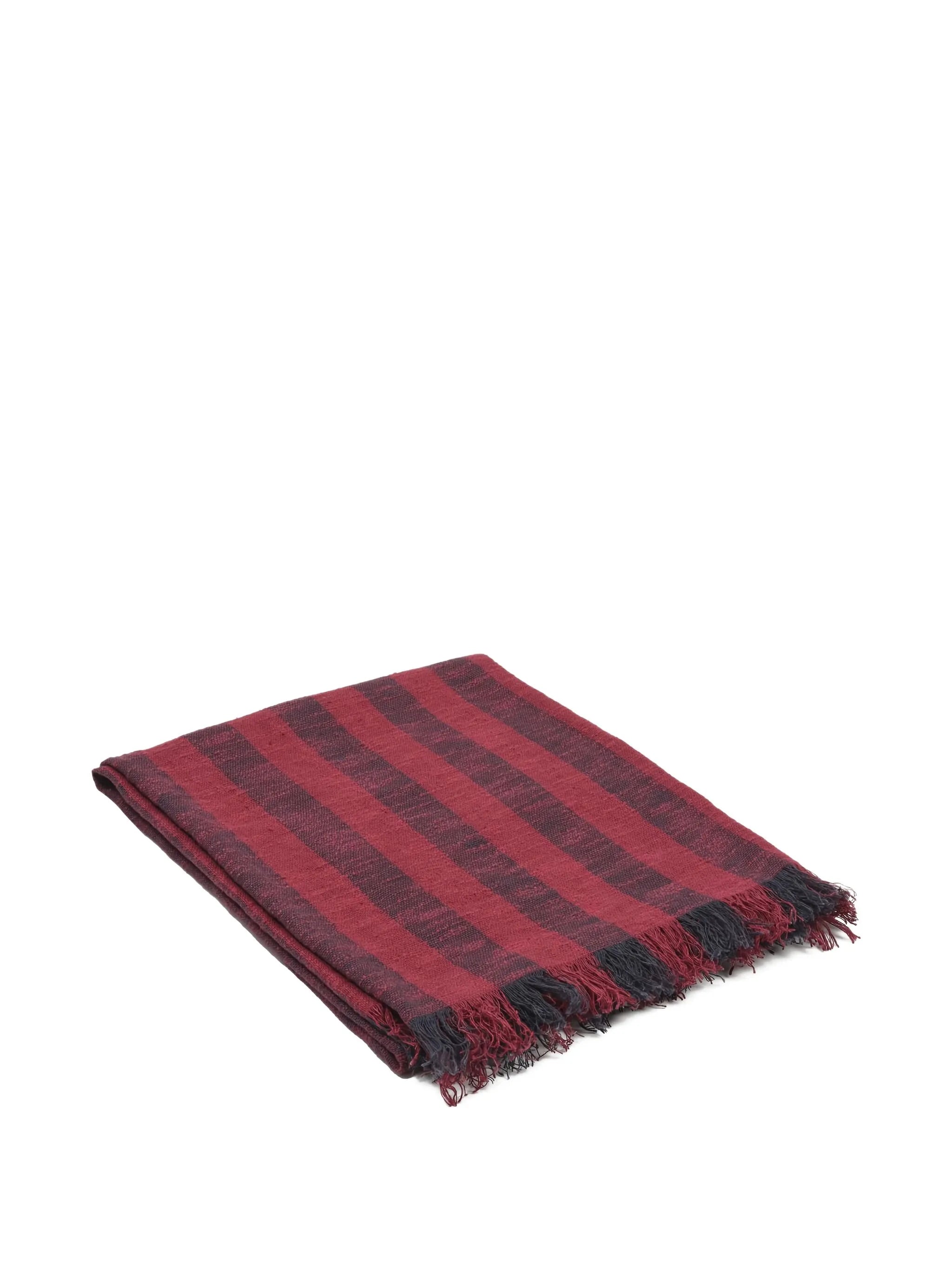 Band striped throw (200cm x 160cm)