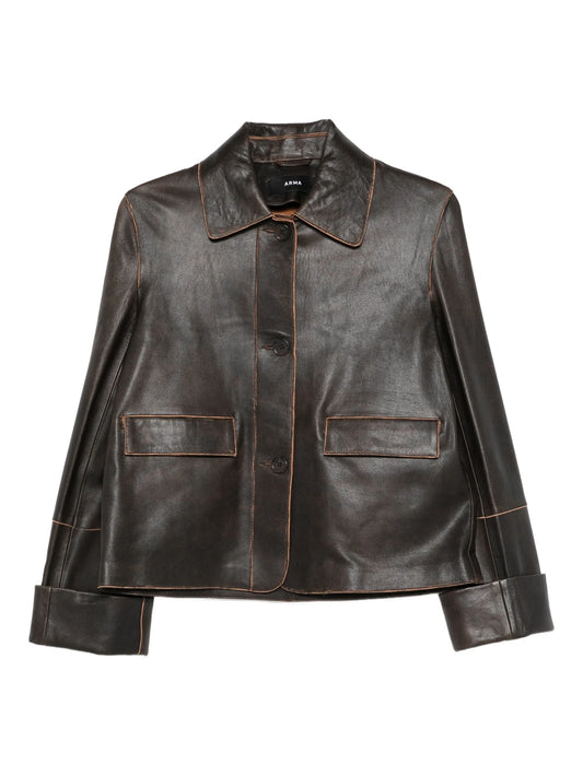Ella leather jacket
