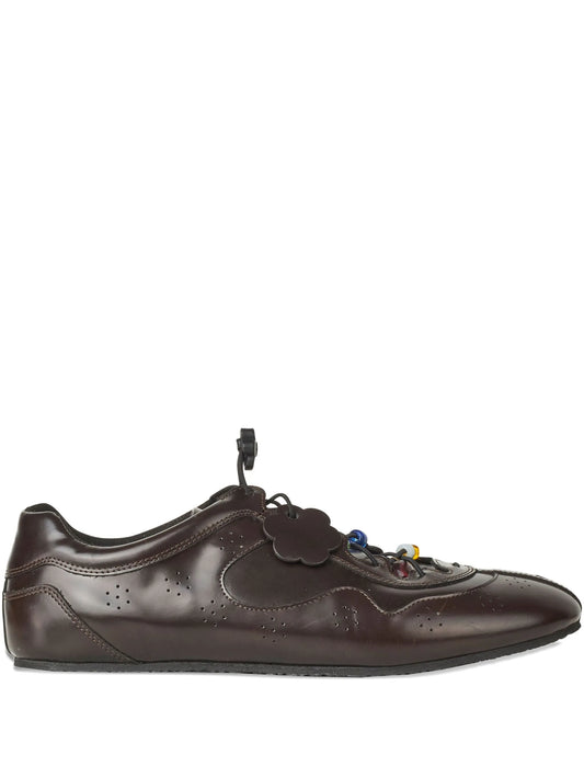 Blaise beaded leather sneakers