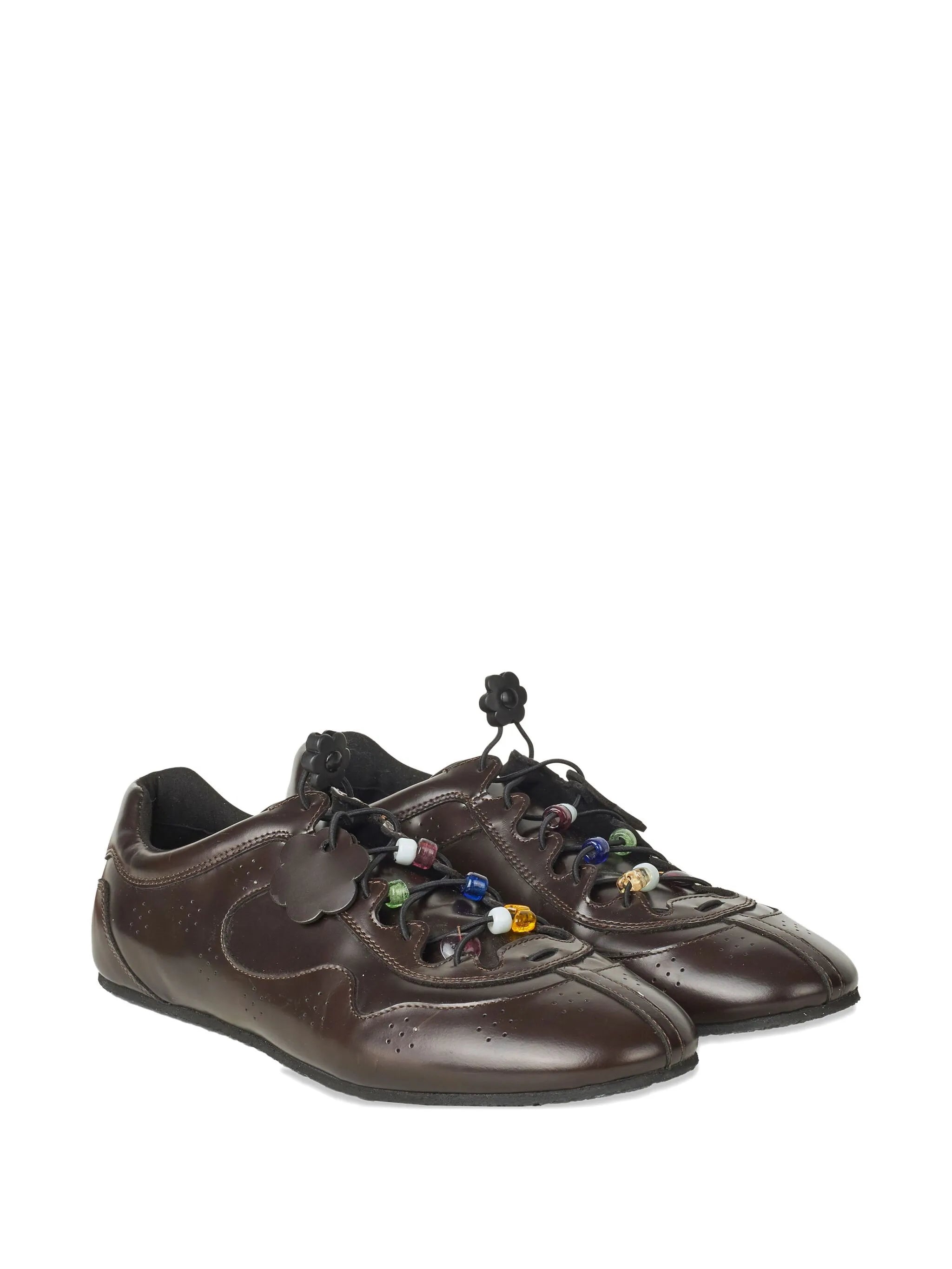 Blaise beaded leather sneakers