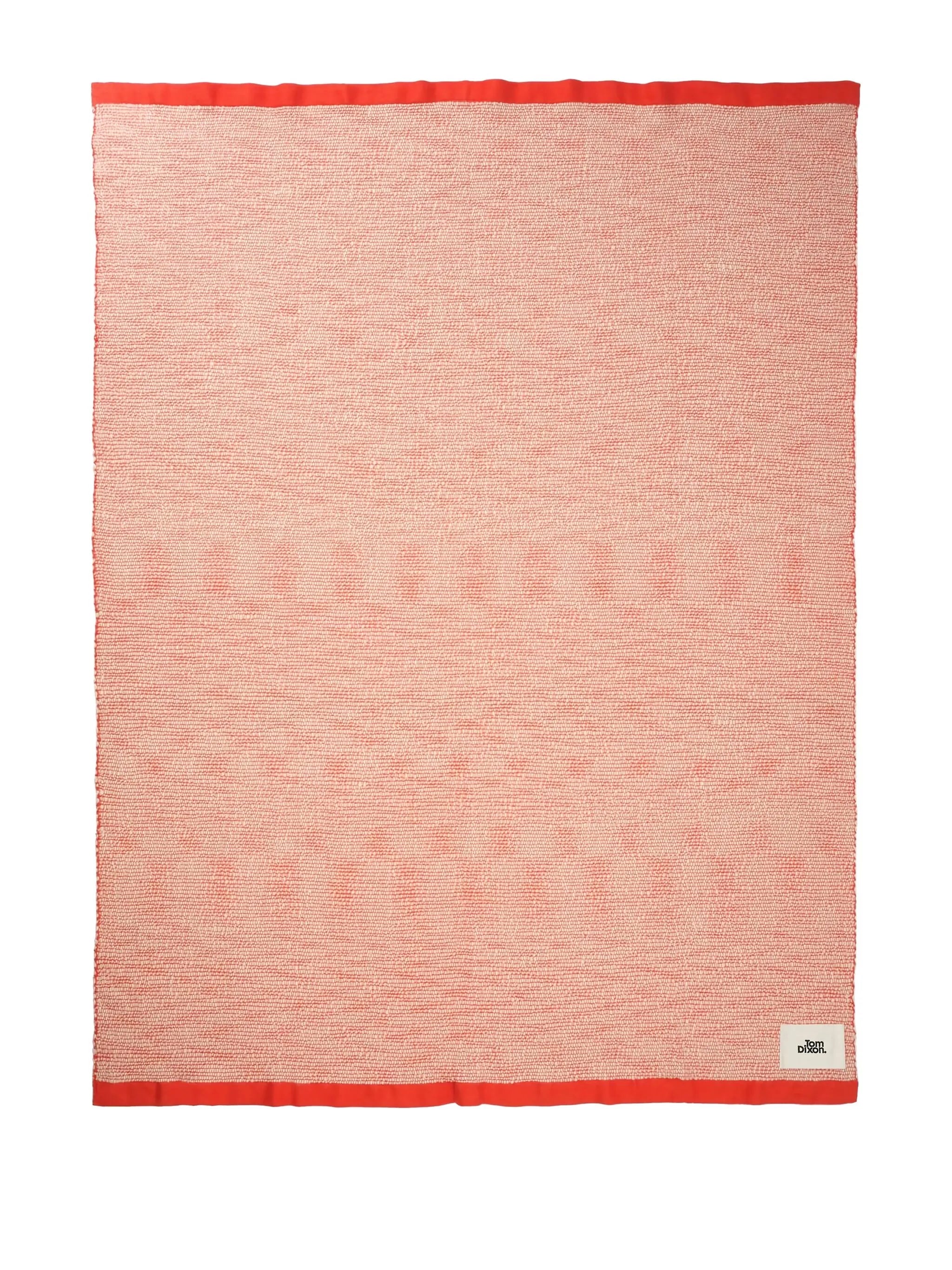 thread bordered throw (180cm x 140cm)
