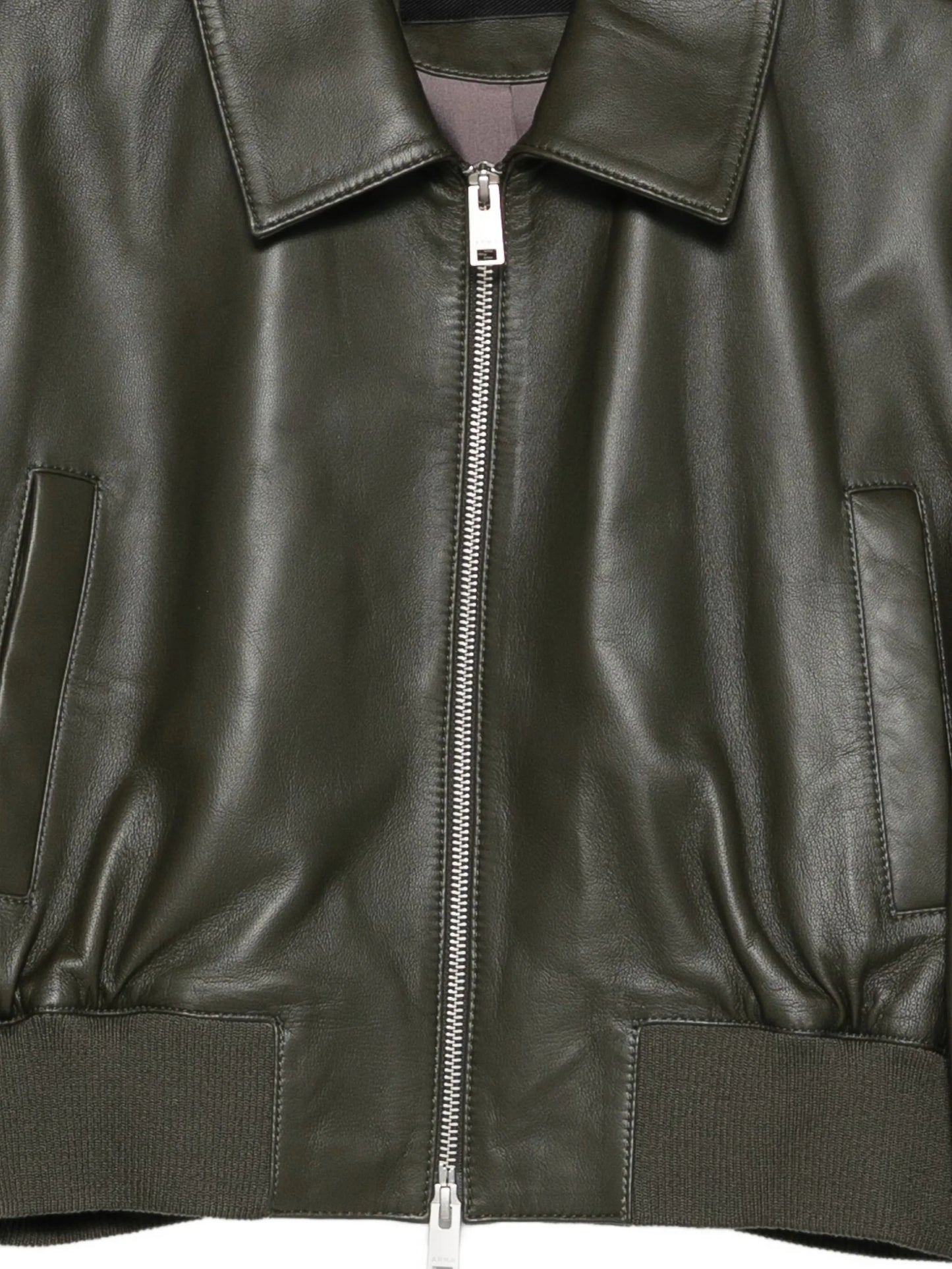 Desy leather bomber jacket