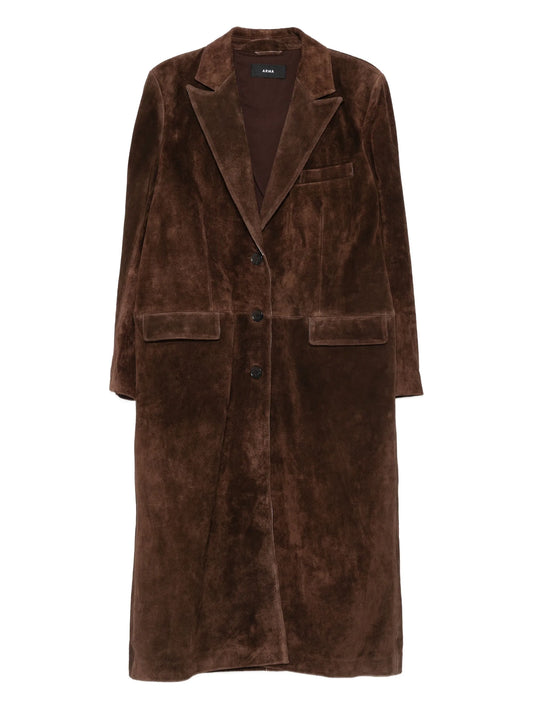 Alissa suede trench coat