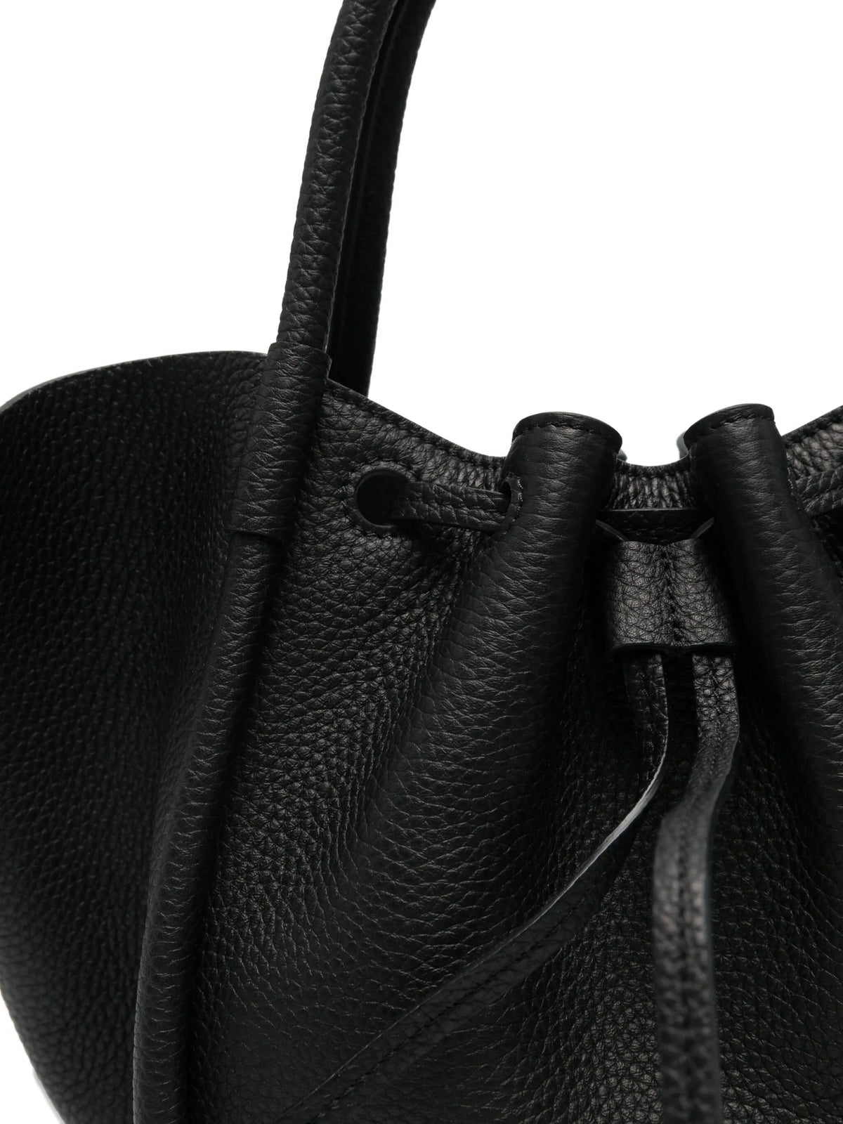 small ruched tote