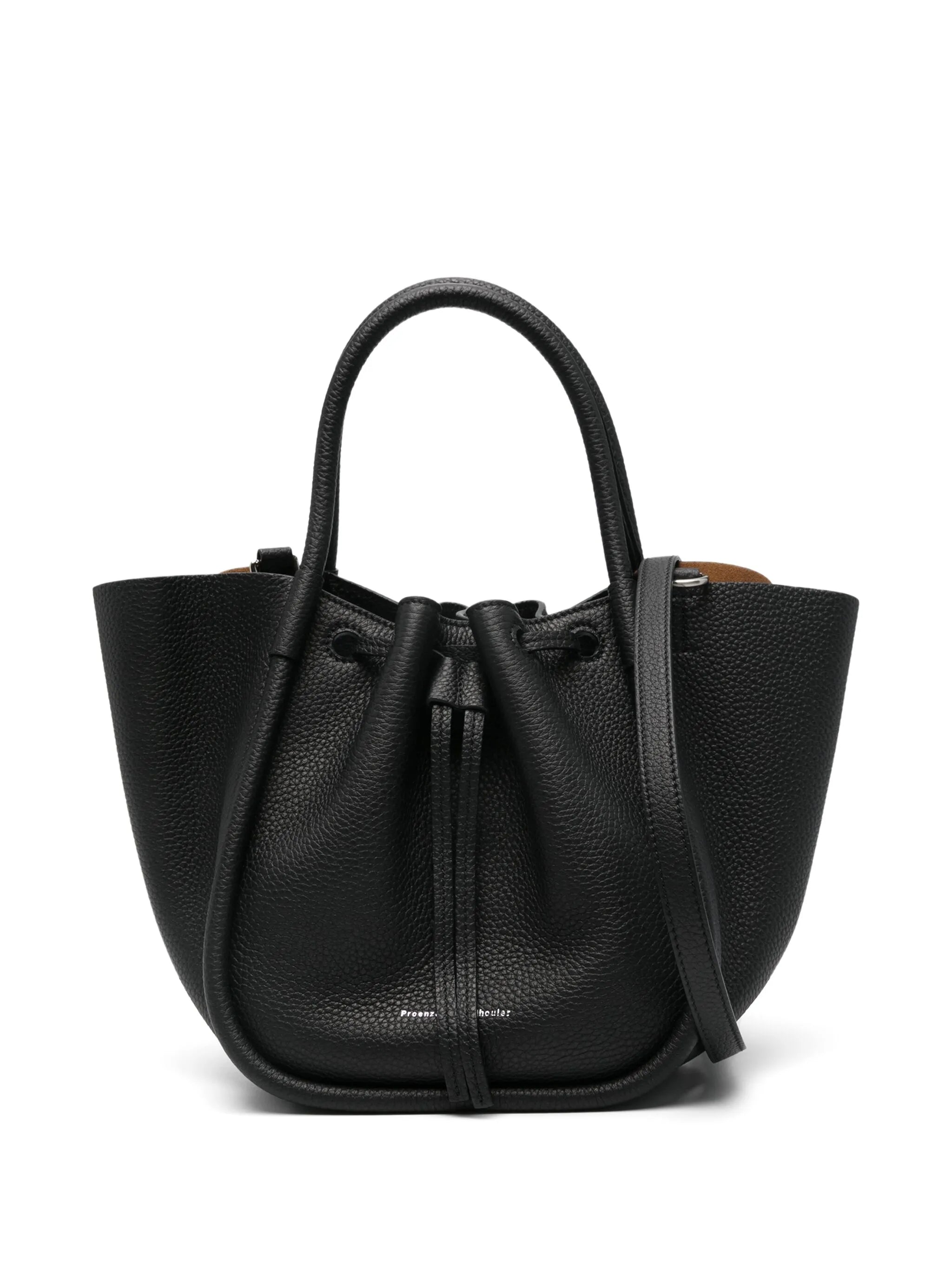 small ruched tote