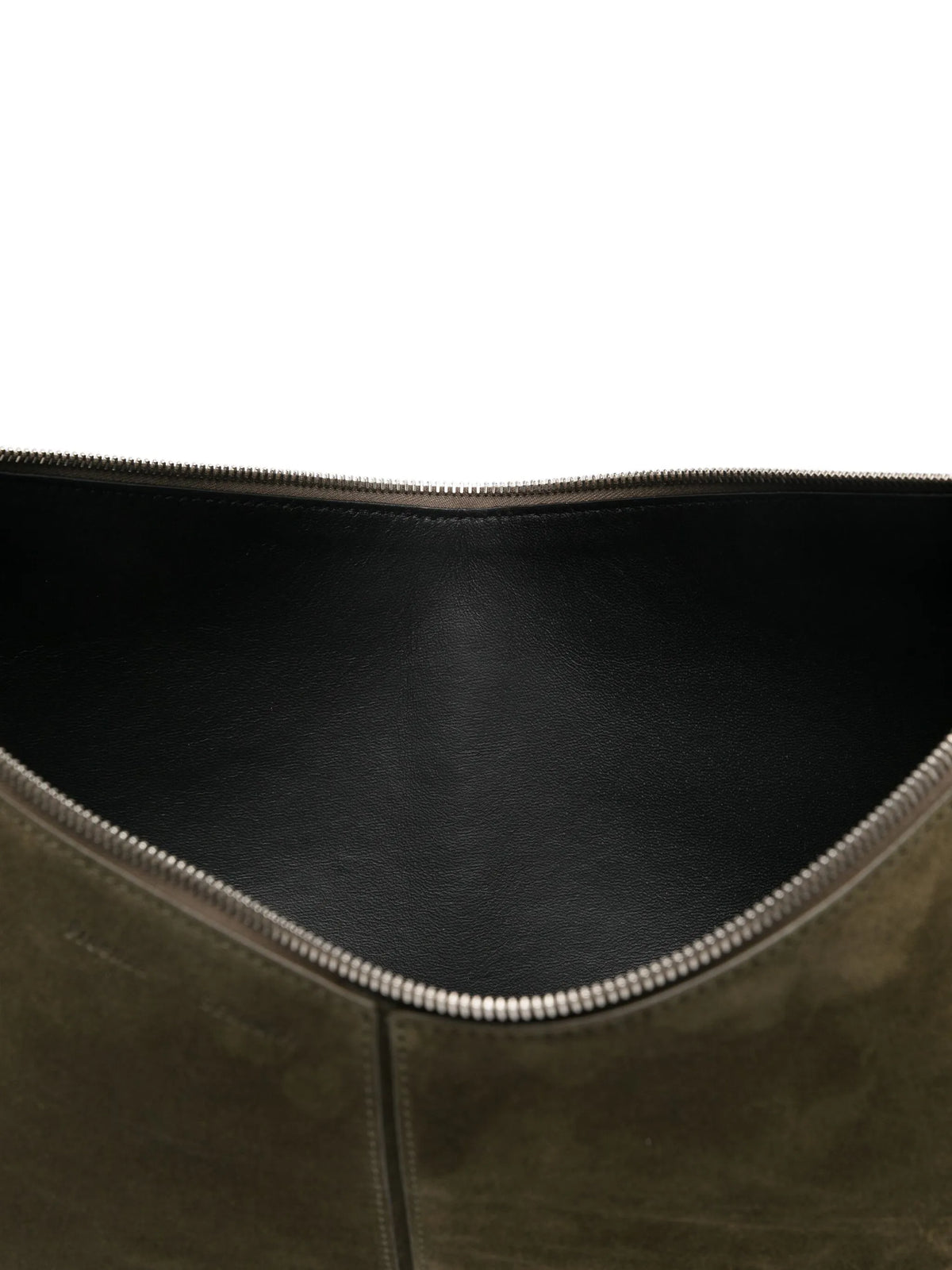 Slide bag in soft suede
