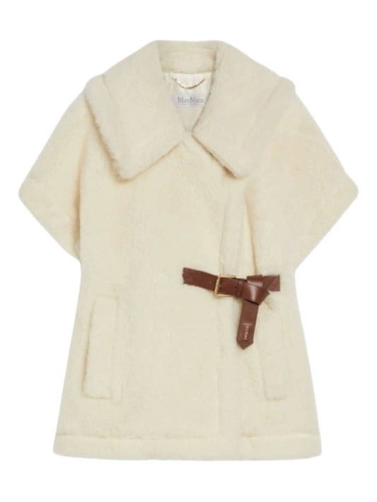 belted short-sleeved gilet