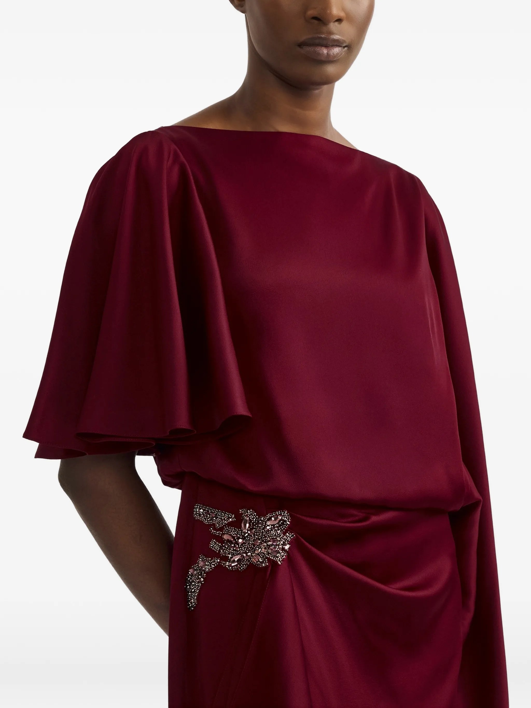 embellished maxi dress