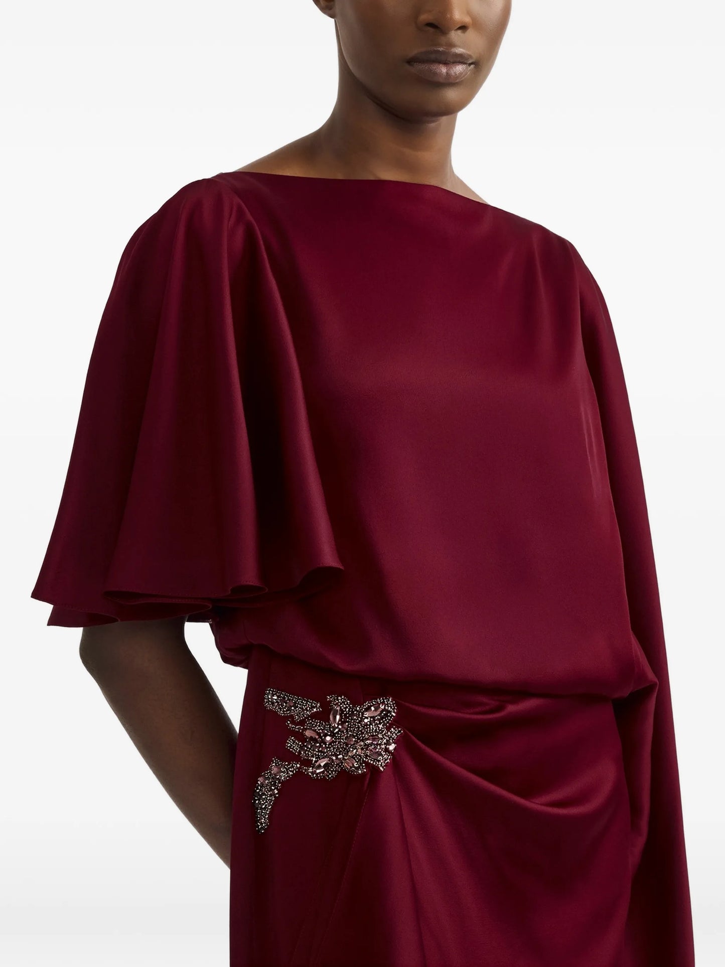 embellished maxi dress