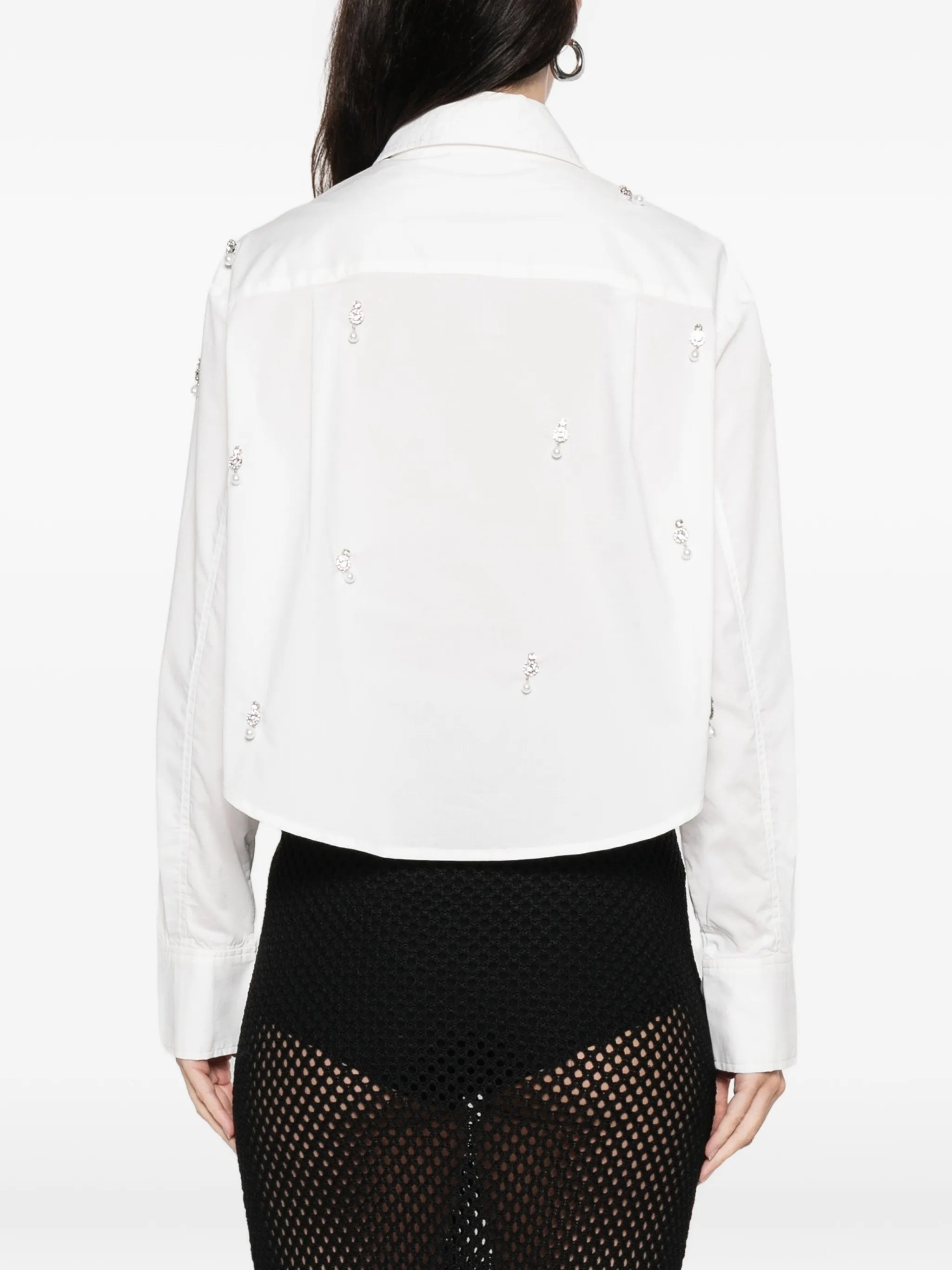 Renata embellished button-down shirt