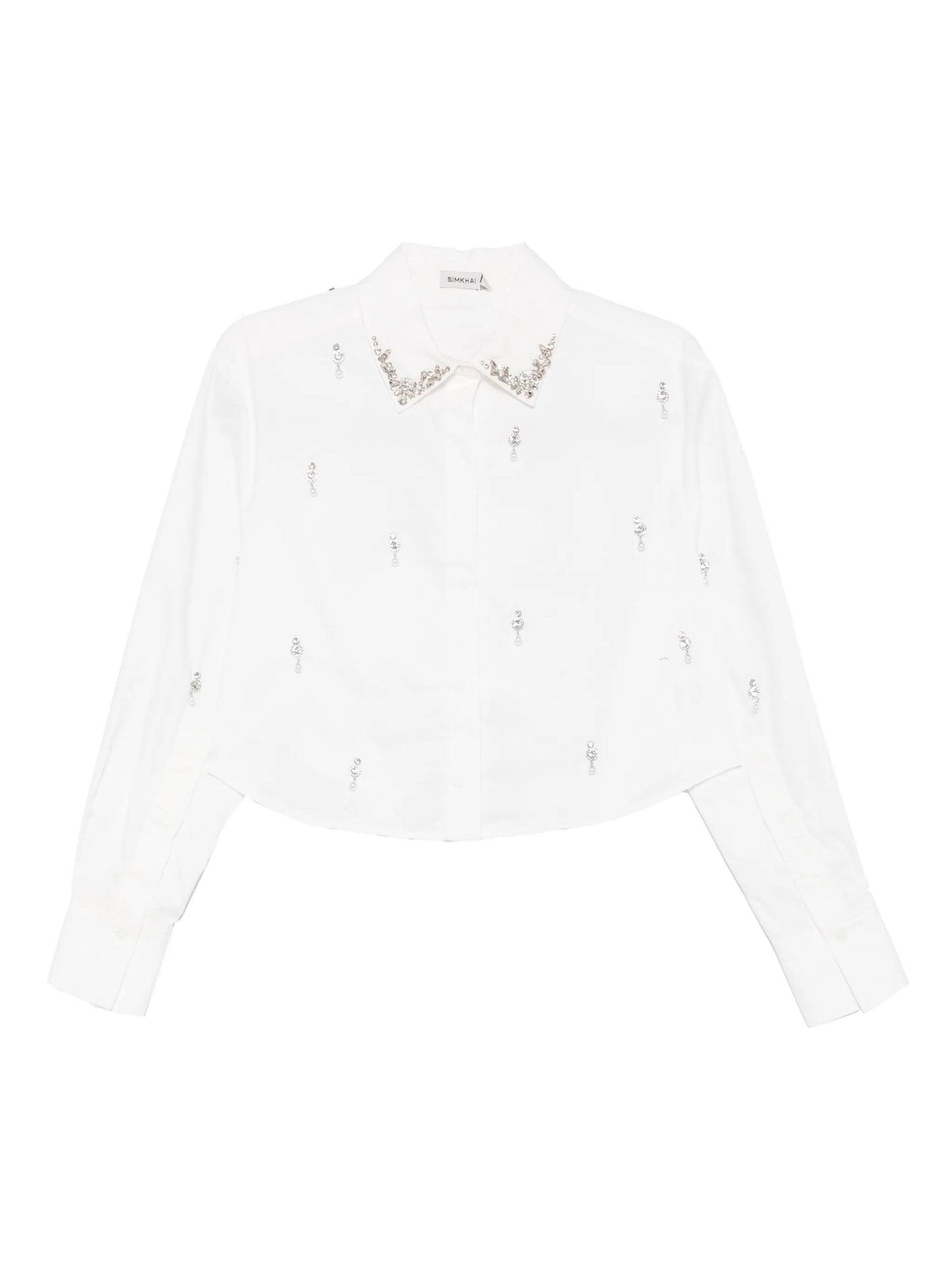 Renata embellished button-down shirt