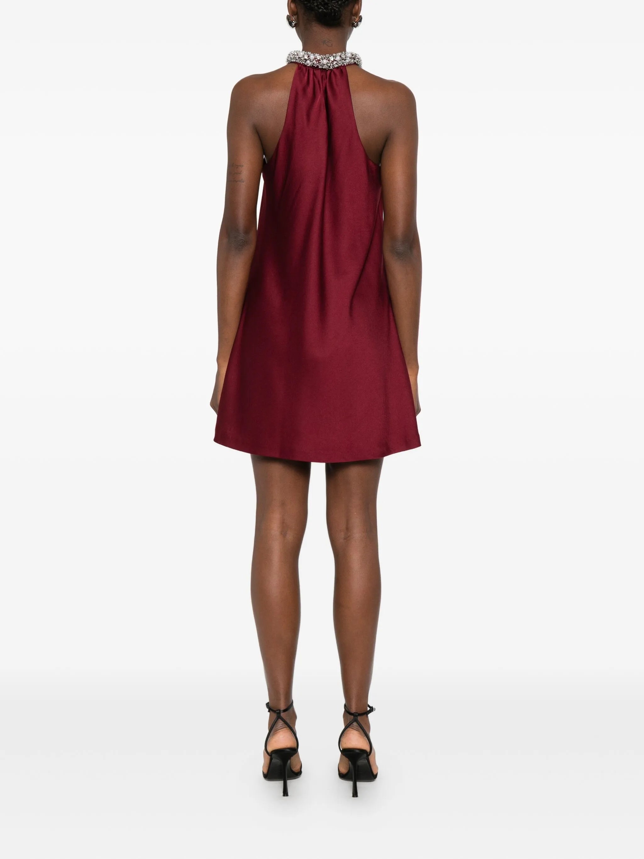 Hadleigh embellished-detail mini dress