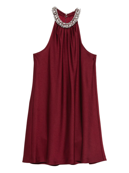 Hadleigh embellished-detail mini dress