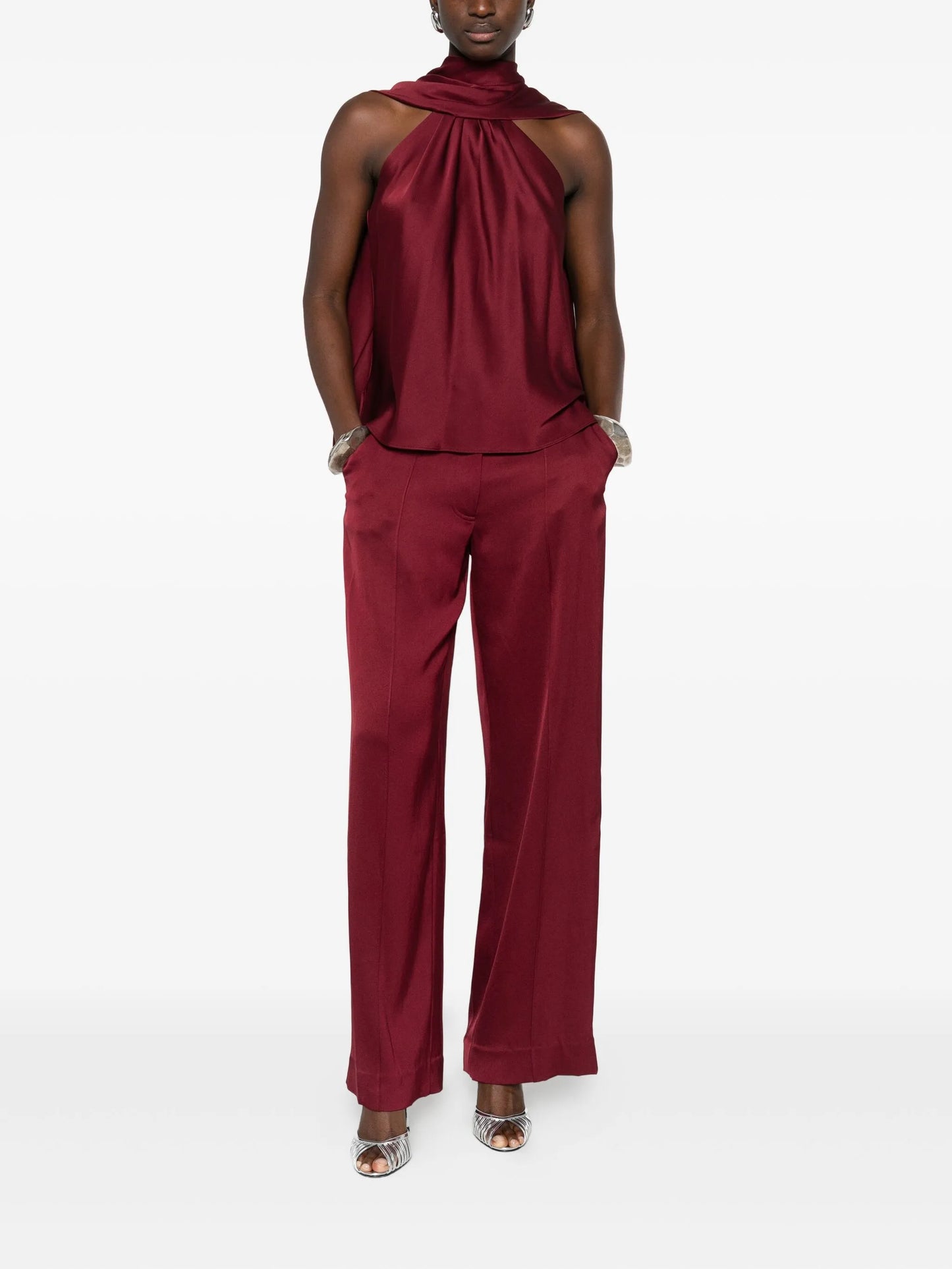 Kyra wide-leg trousers