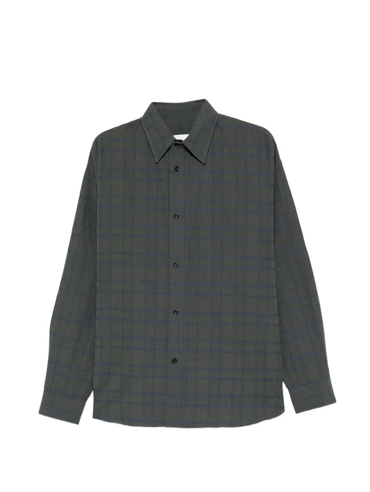 Chisholm oversized long sleeve check shirt