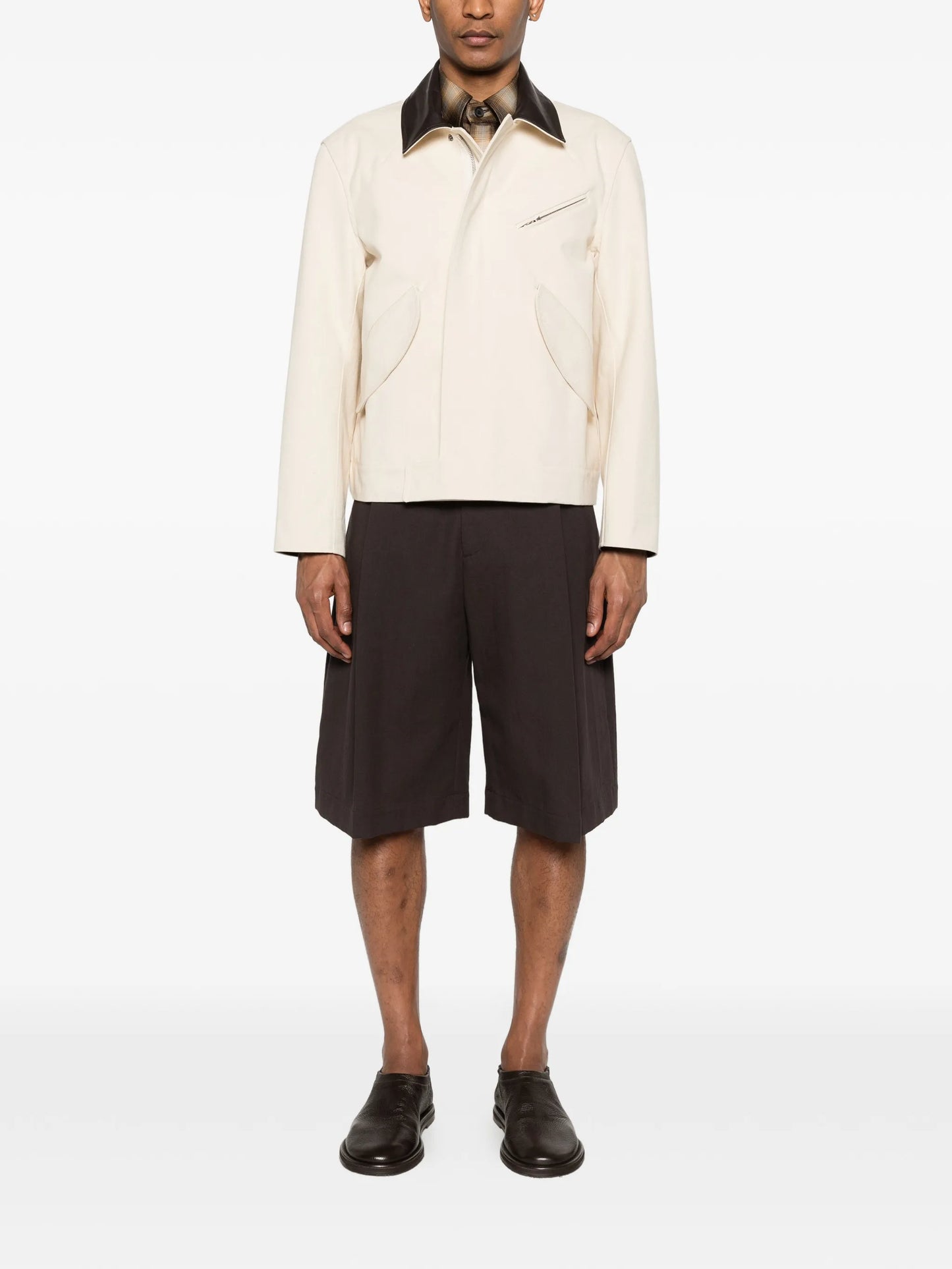Painter hybrid biker jacket