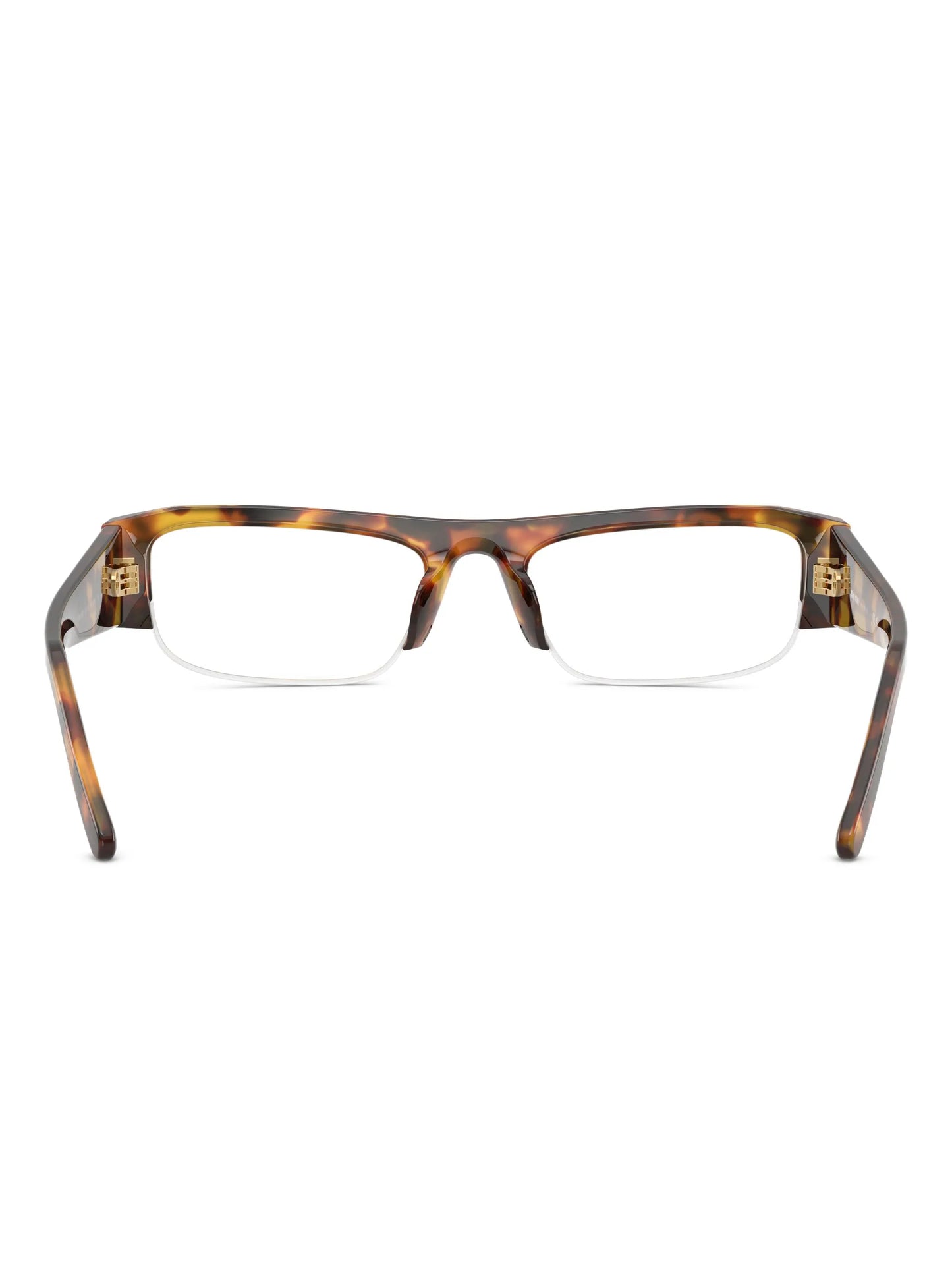 geometric-frame glasses