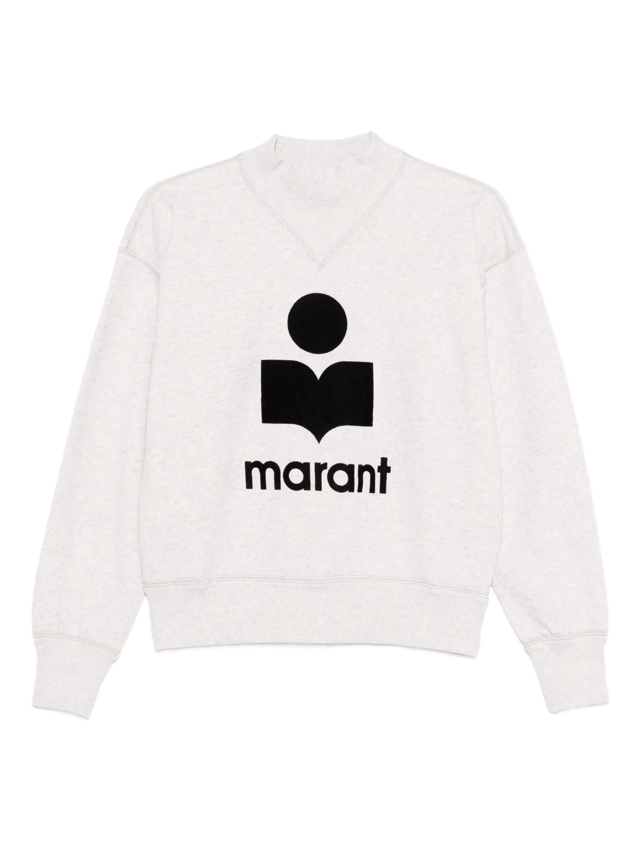 Moby flocked-logo sweatshirt