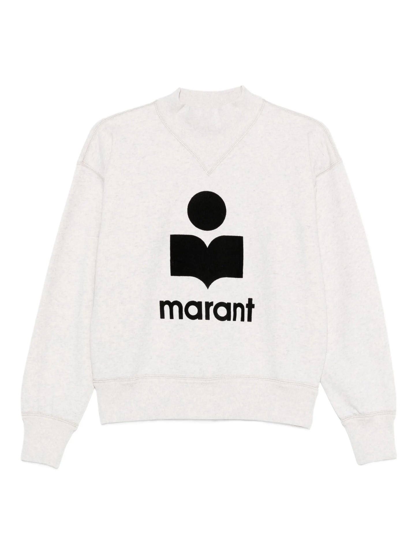 Moby flocked-logo sweatshirt
