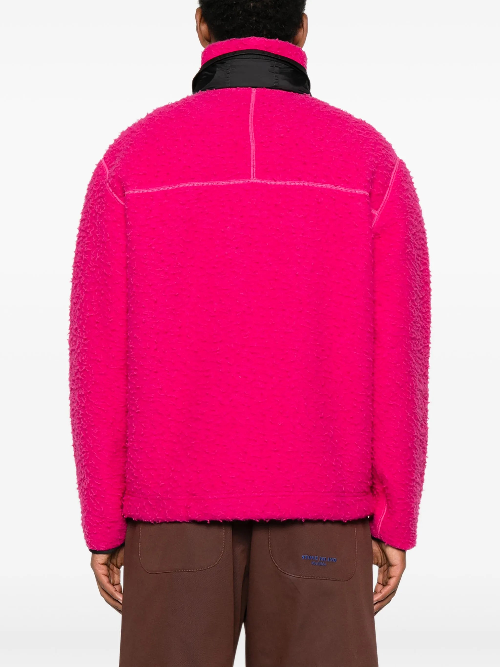 half-zip fleece sweatshirt