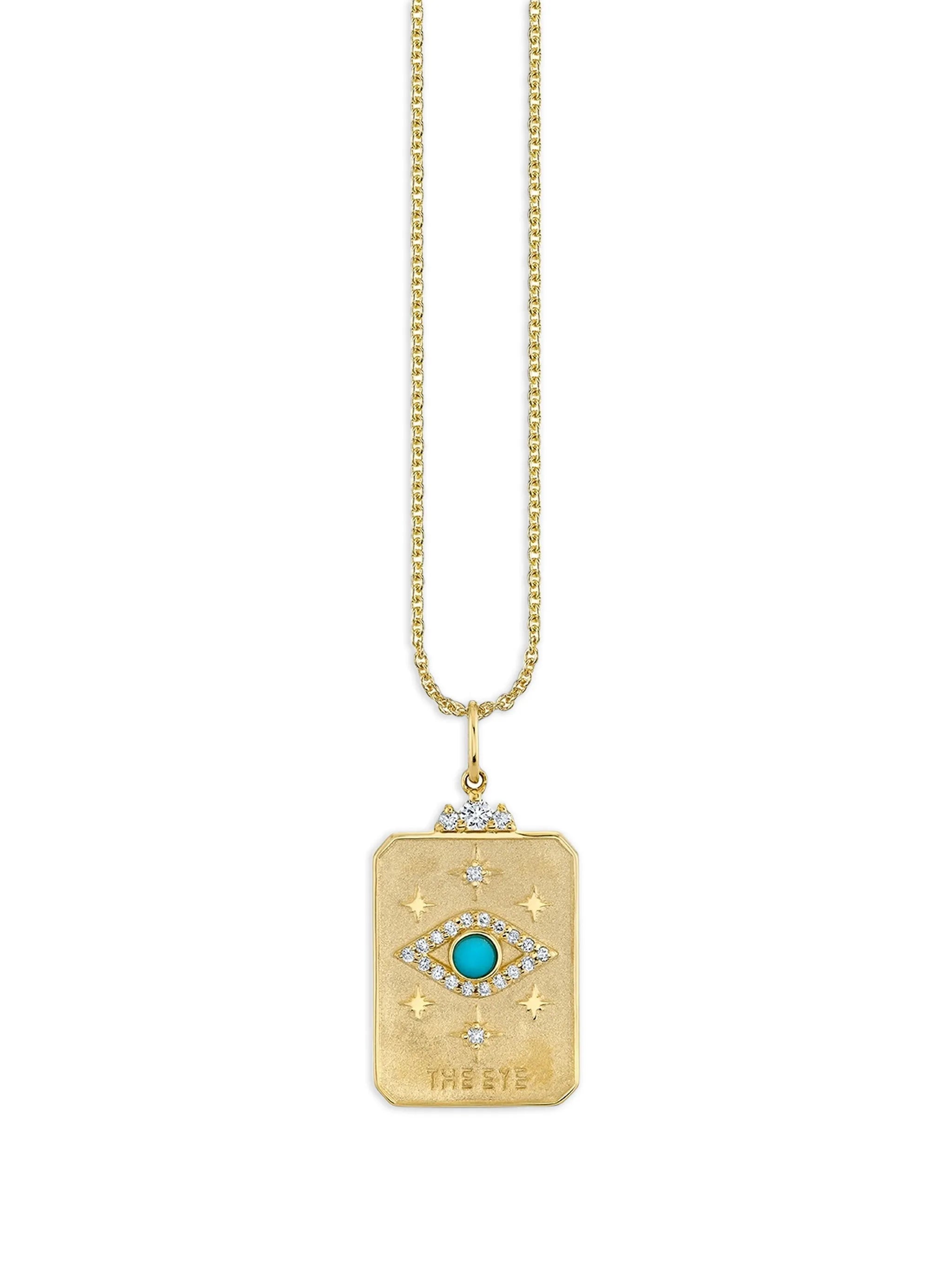 The Eye Tarot Card Charm pendant necklace