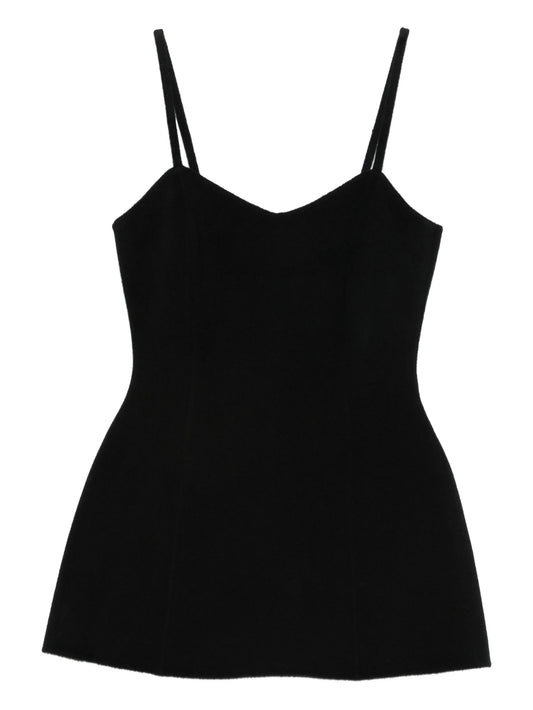 double-face bustier top