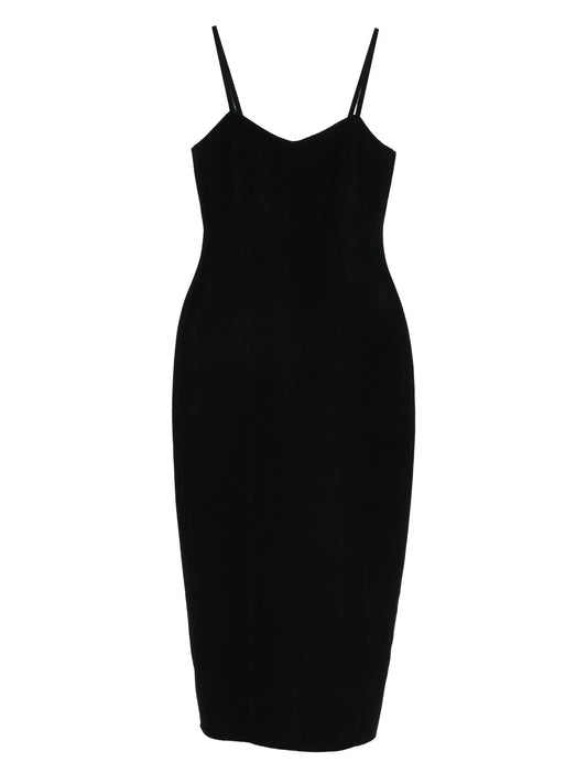 sculptural double-face dress