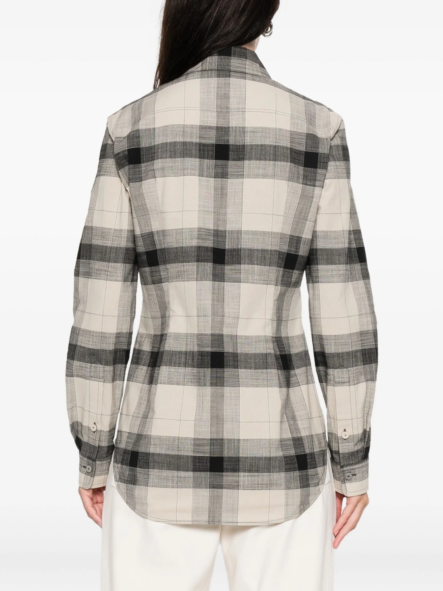 plaid buttoned scarlett shirt