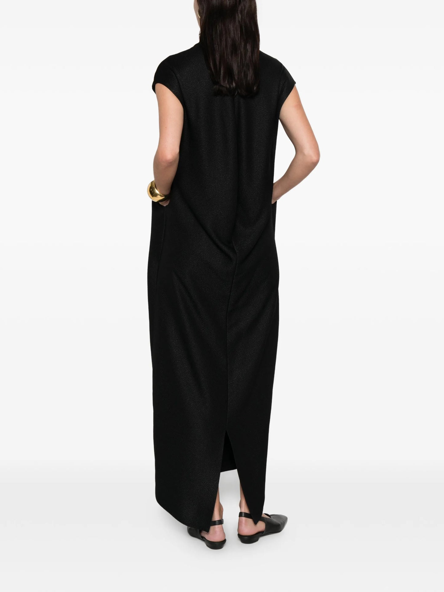Thea mock-neck maxi dress