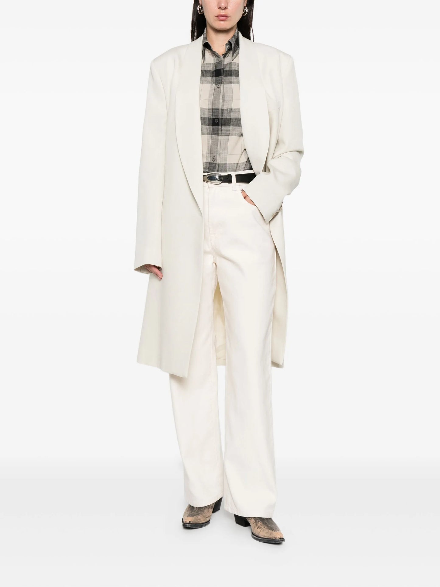 Evelyn shawl collar coat