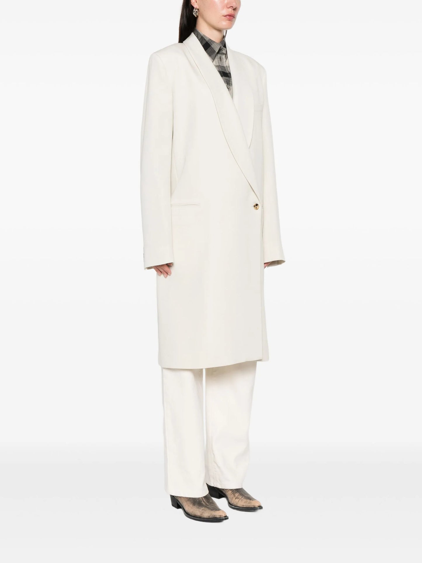 Evelyn shawl collar coat