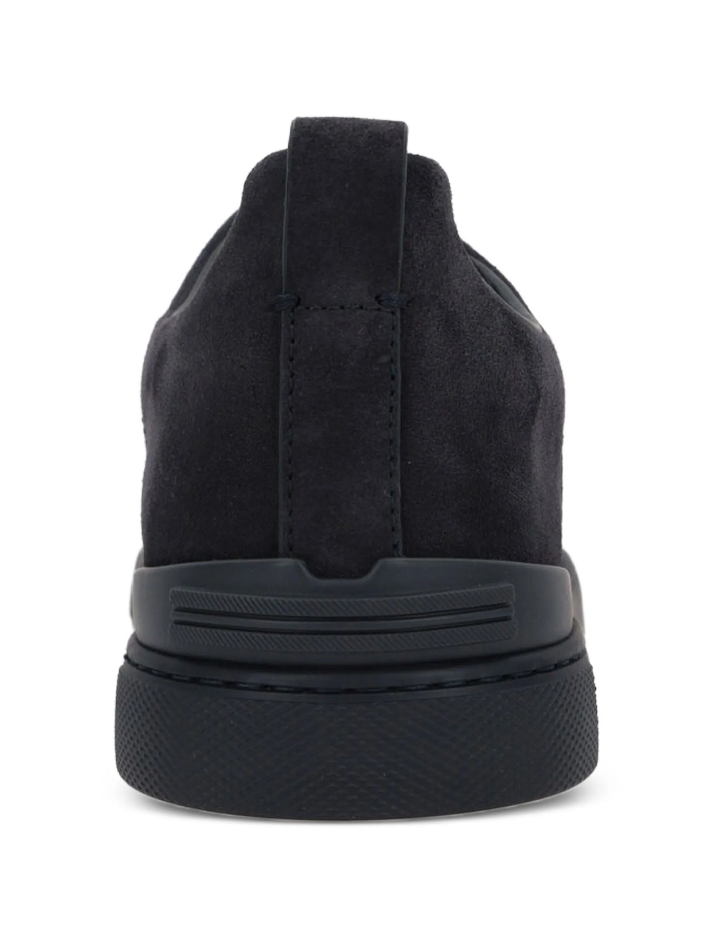 elasticated-panel suede sneakers