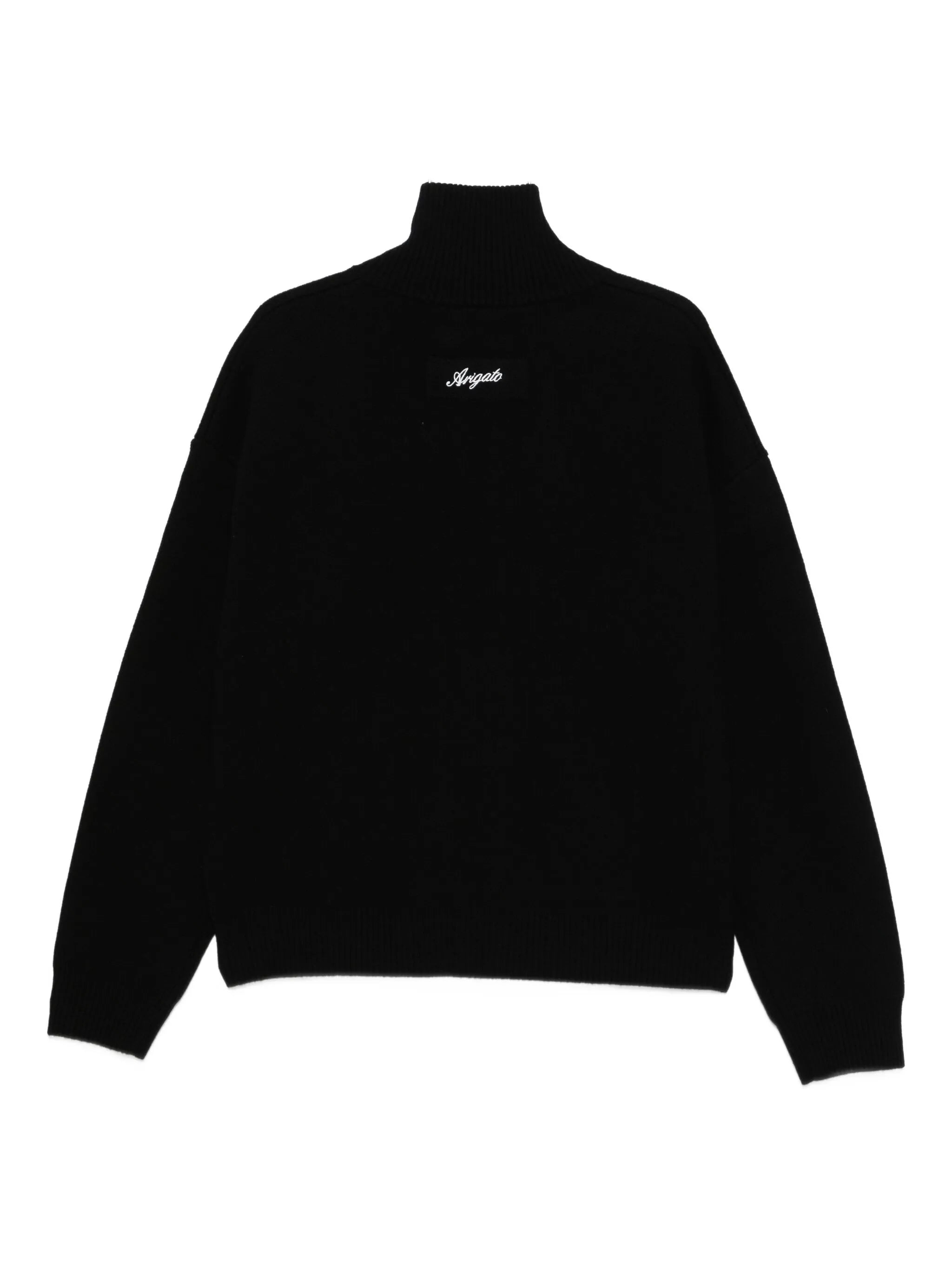 zip-neck high-neck jacket