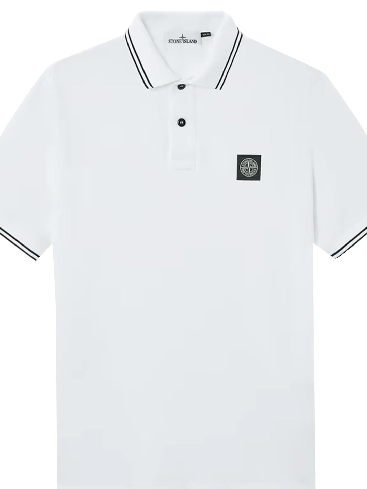 tipped-collar polo shirt