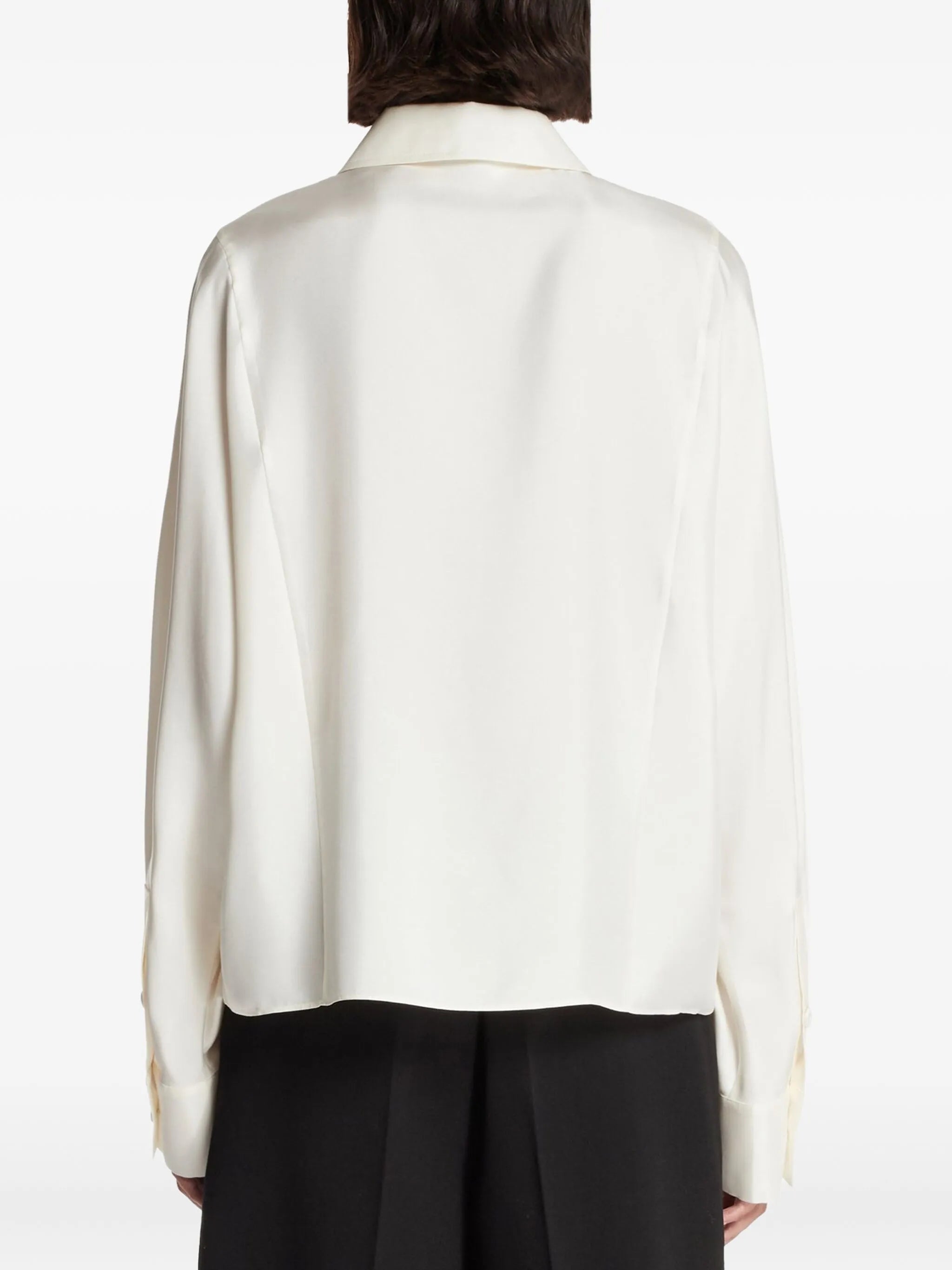 double-breasted blouse